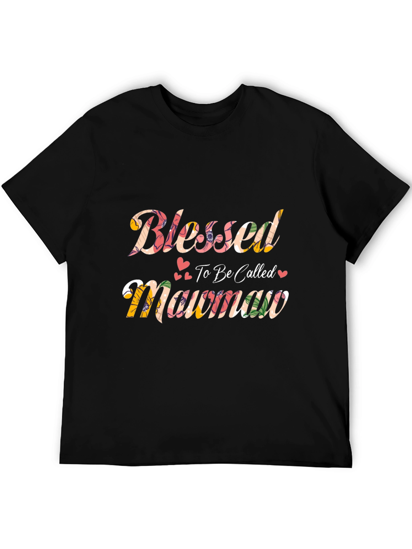 Blessed Mawmaw Floral Graphic T-Shirt - 5