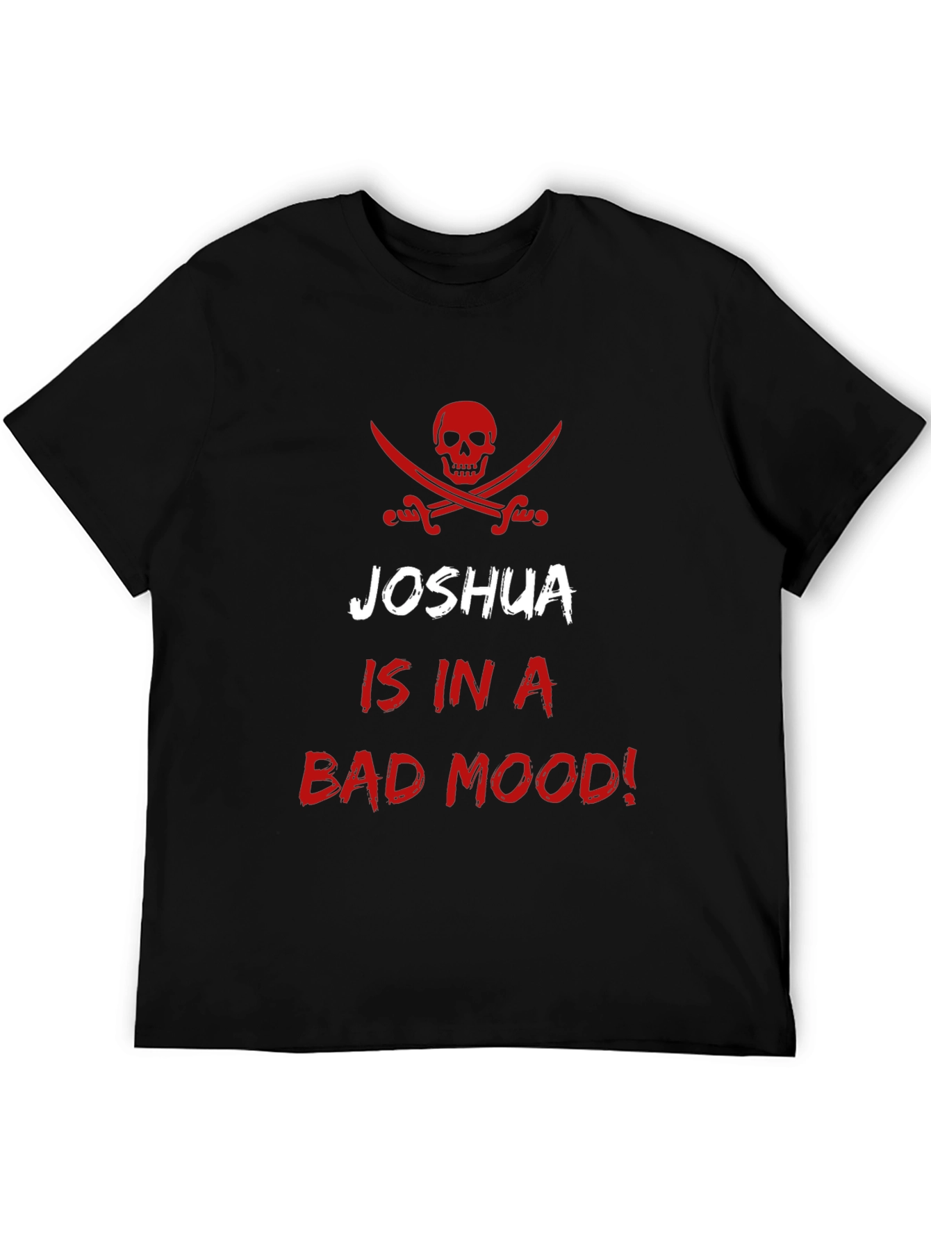 Black Joshua is in a Bad Mood! Novelty Graphic Tee view 5