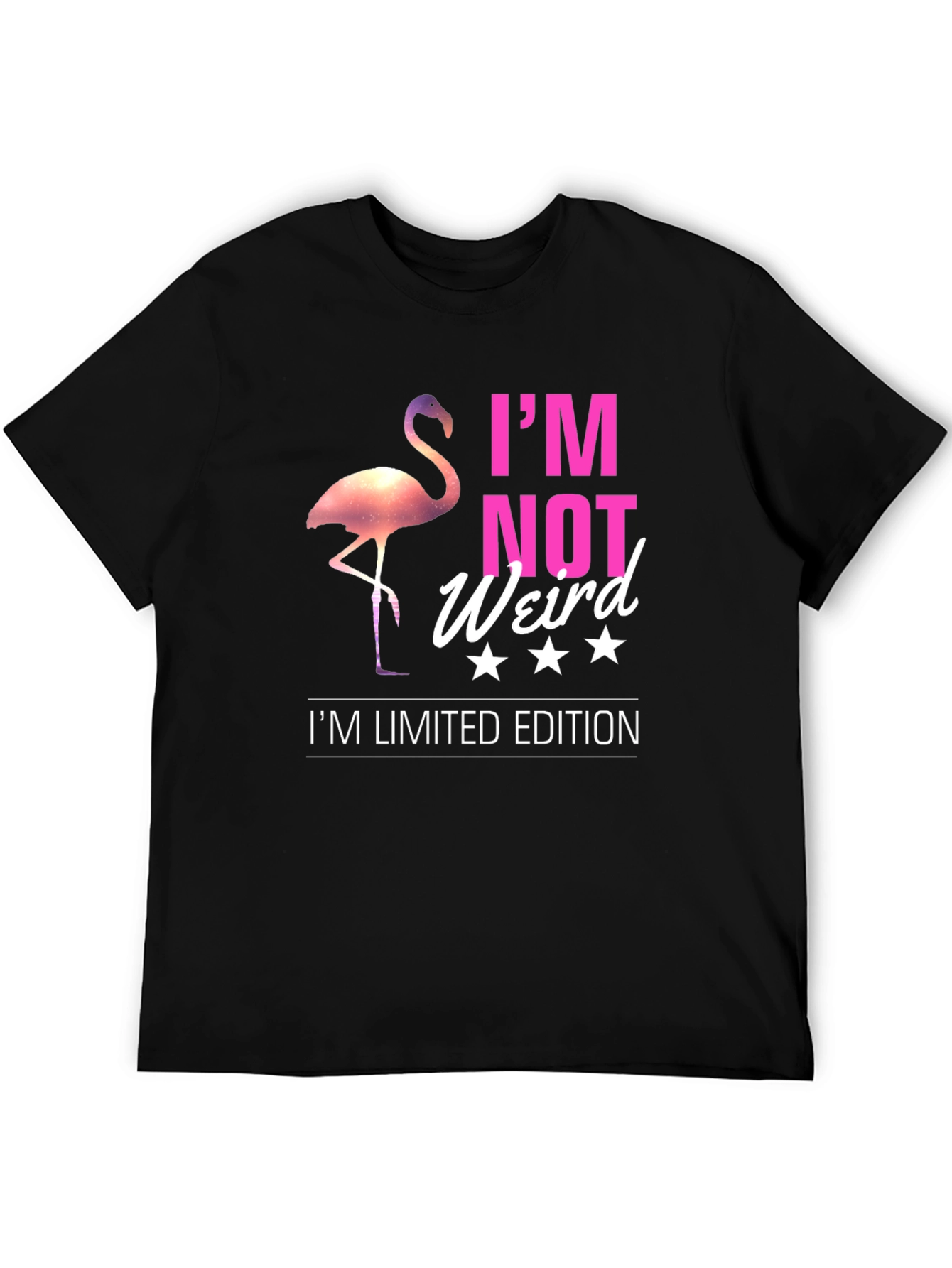 Black I'm Not Weird I'm Limited Edition Graphic T-Shirt view 5