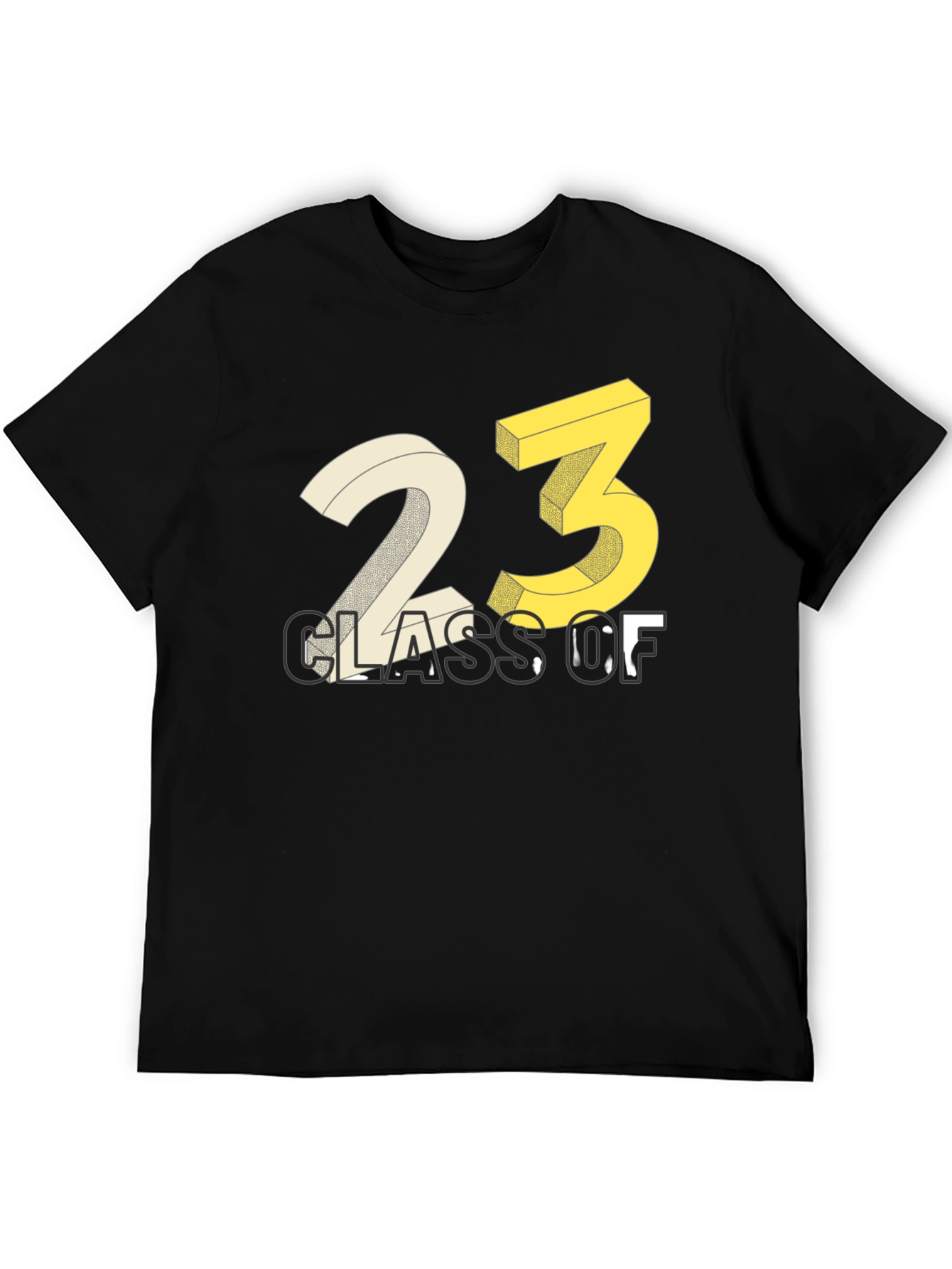 Black Class of 2023 T-Shirt - Graduation Tee view 5