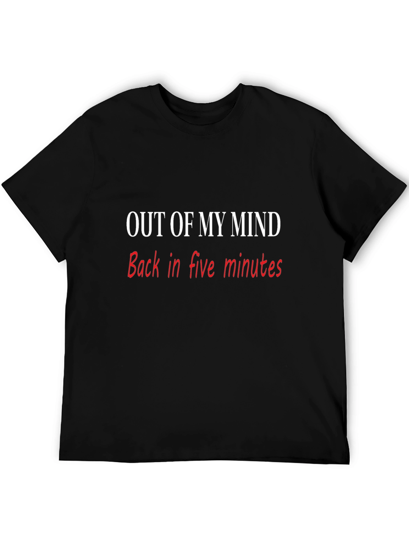 Black Out of My Mind T-Shirt - Funny Novelty Tee view 5