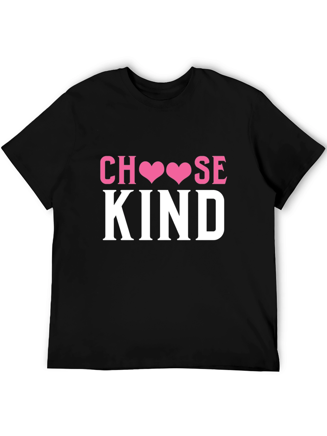Black Choose Kind T-Shirt - Positive Message Tee view 5