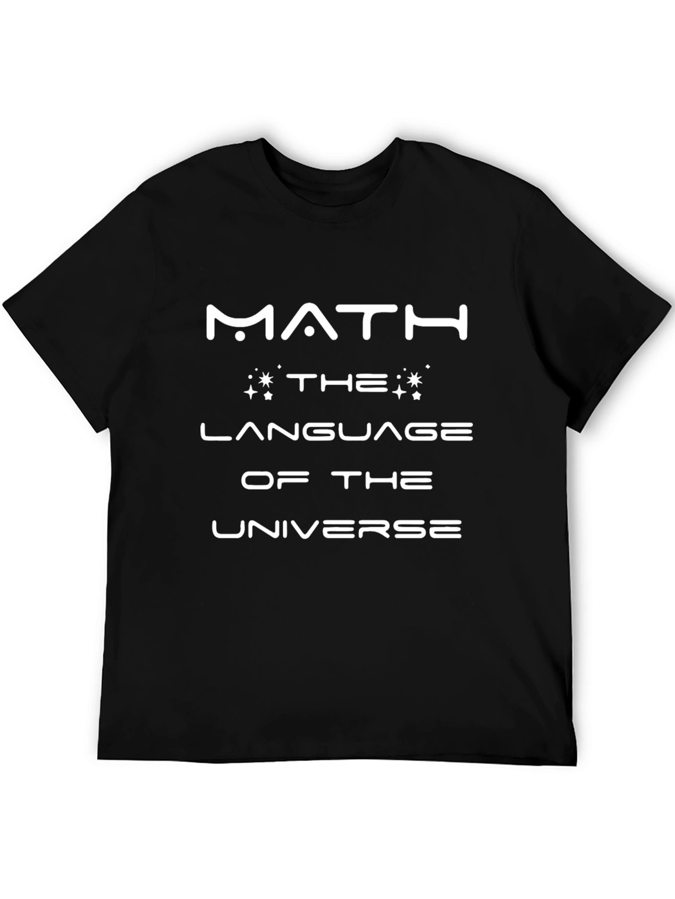 Black Math is the Language of the Universe Graphic T-Shirt view 5
