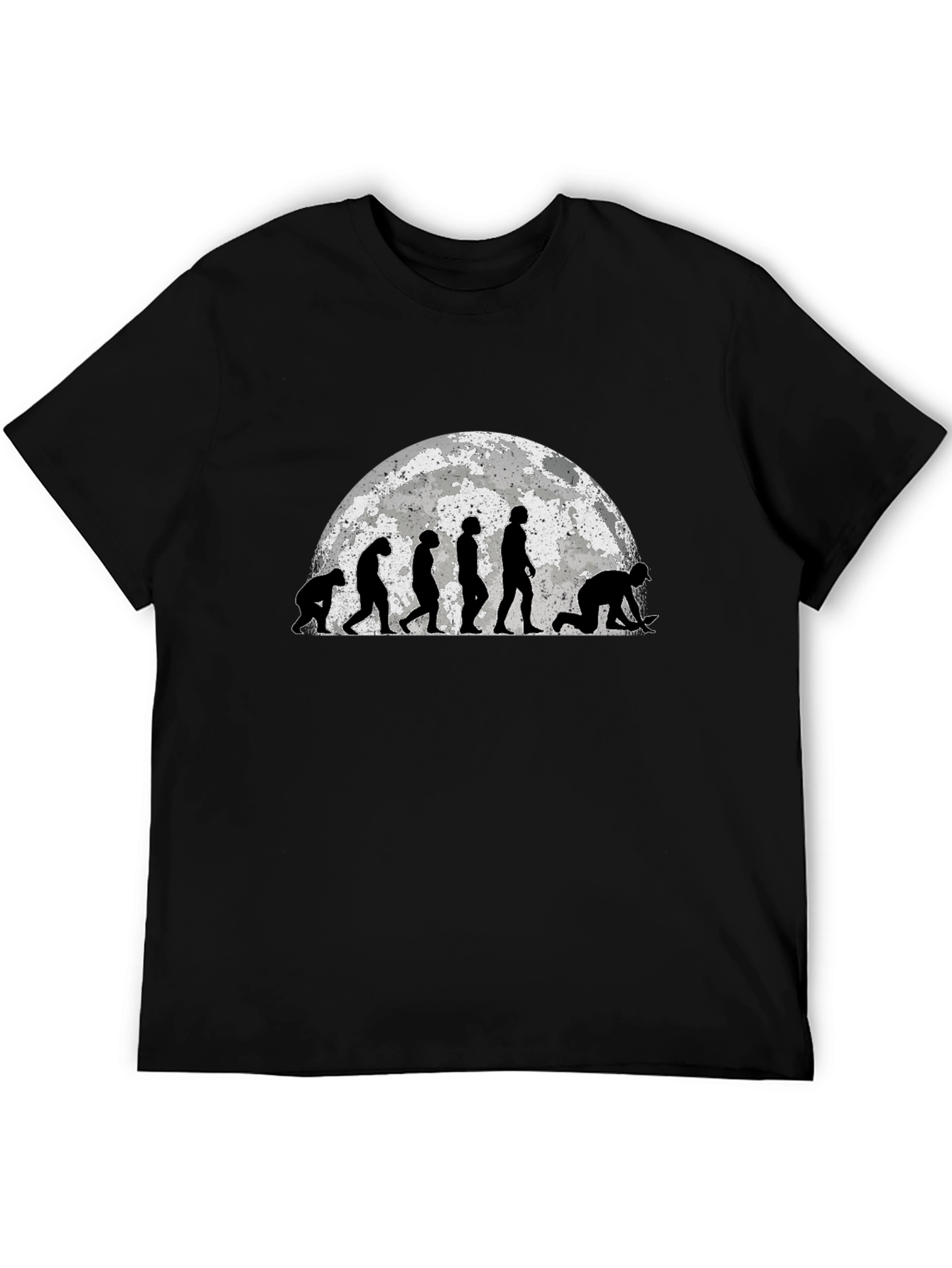 Black Evolution to Digger Black T-Shirt Funny Gift Idea view 5