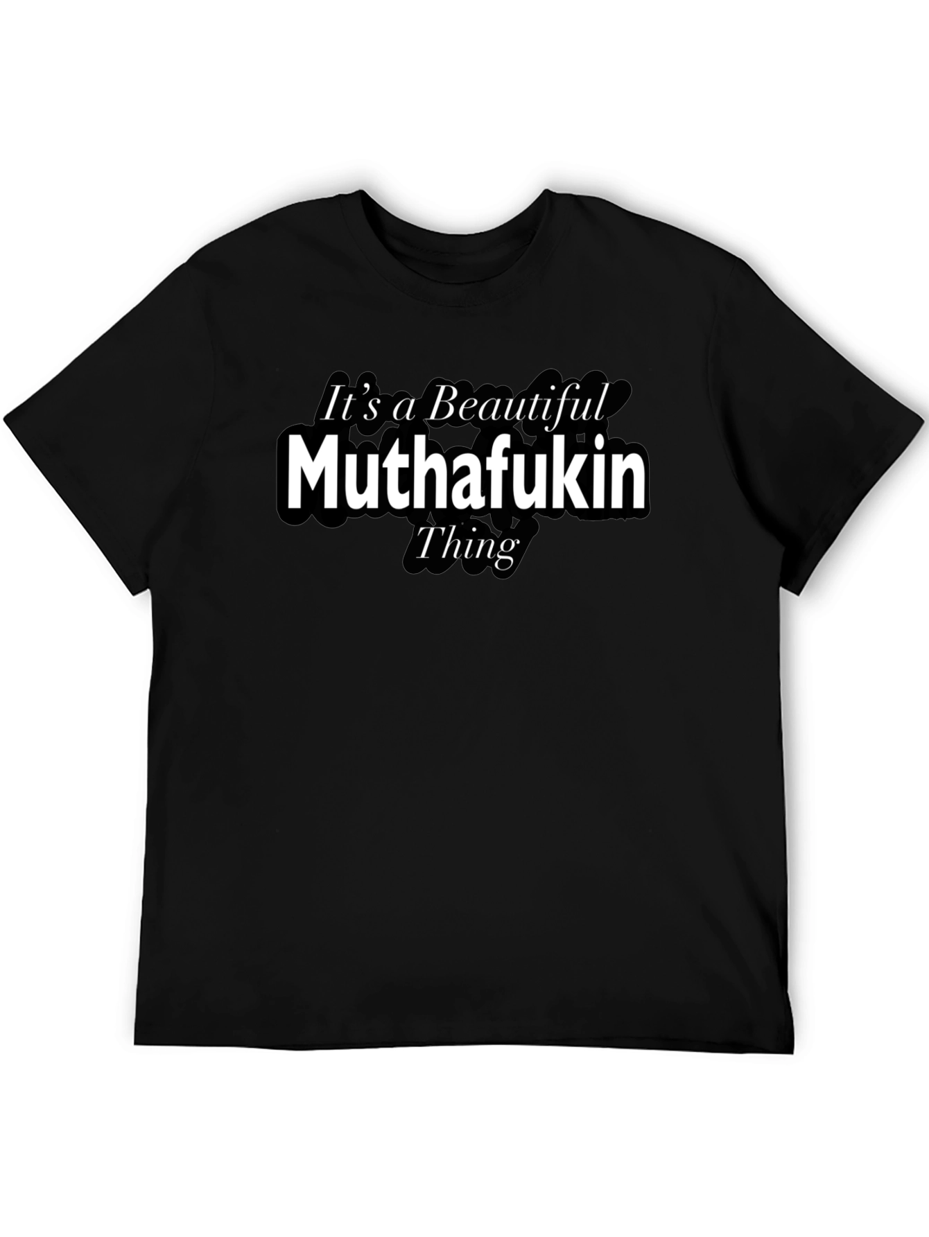 Black Beautiful Muthafukin Thing Graphic T-Shirt view 5