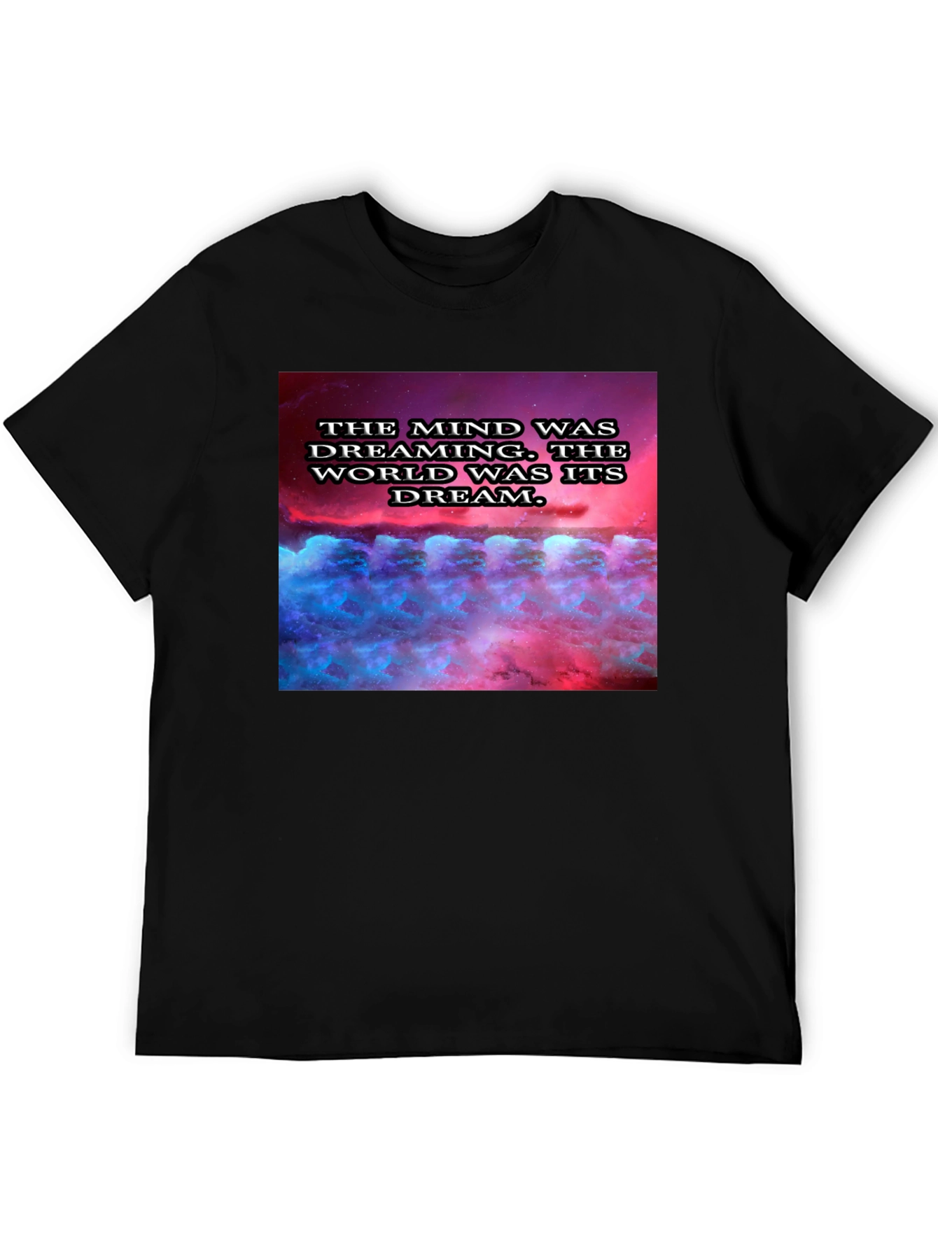 Black Mind Dreaming T-Shirt - Unique Graphic Tee view 5