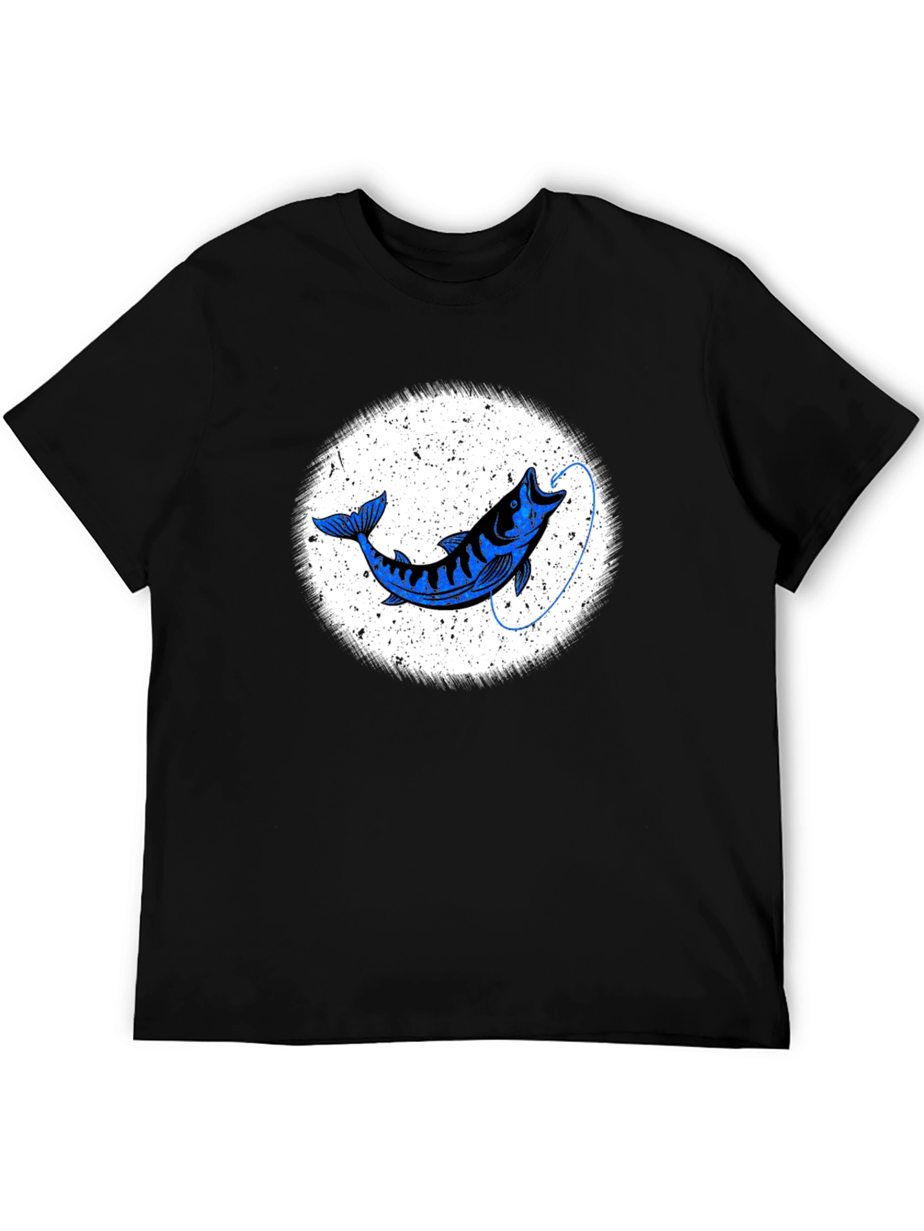 Black Bass Fishing T-Shirt - Unique Graphic Tee view 5