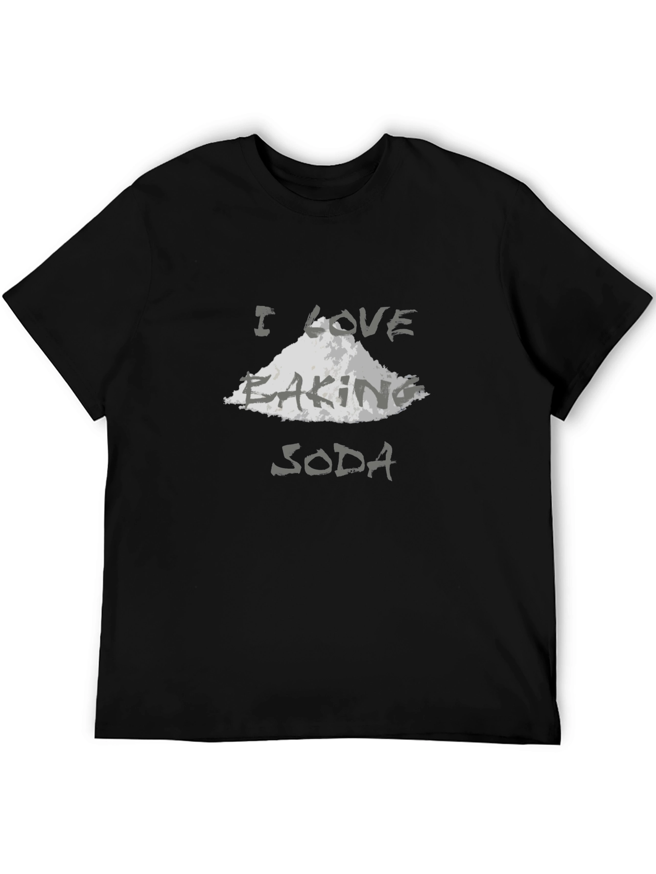 Black I Love Baking Soda Graphic T-Shirt - Black view 5