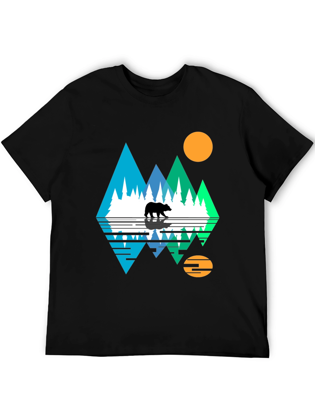 Black Bear Mountain Graphic T-Shirt view 5