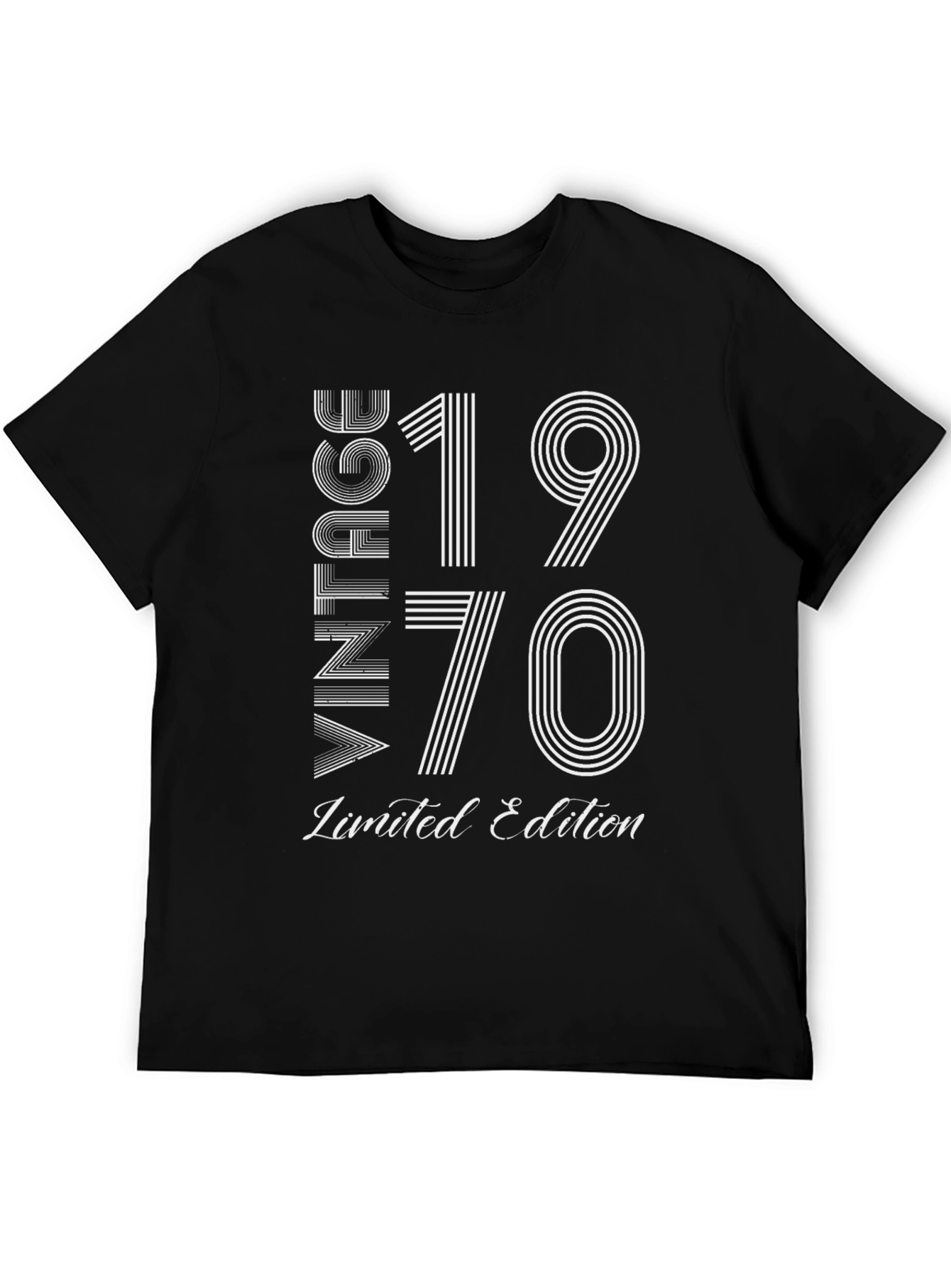 Black Vintage 1970 Limited Edition Graphic Tee view 5