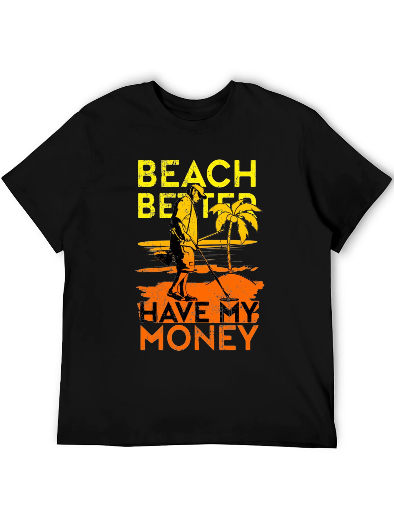 Black Beach Better Have My Money Graphic T-Shirt view 5