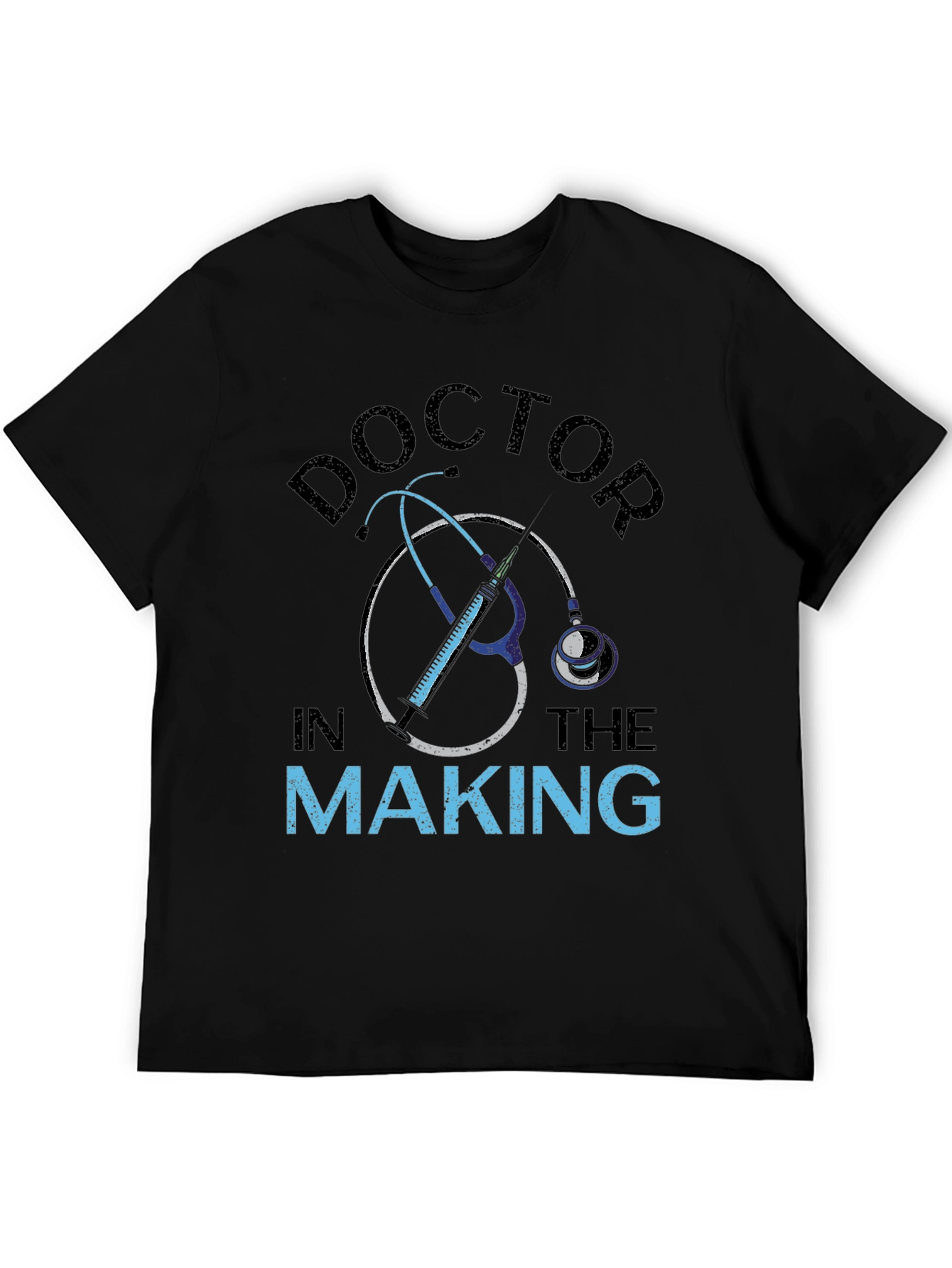 Black Doctor In The Making Graphic T-Shirt view 5