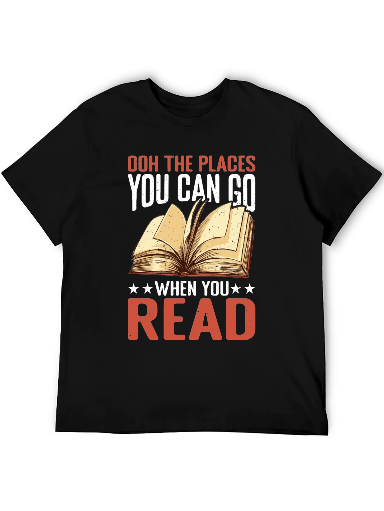 Black Book Lover T-Shirt - Places You Can Go view 5
