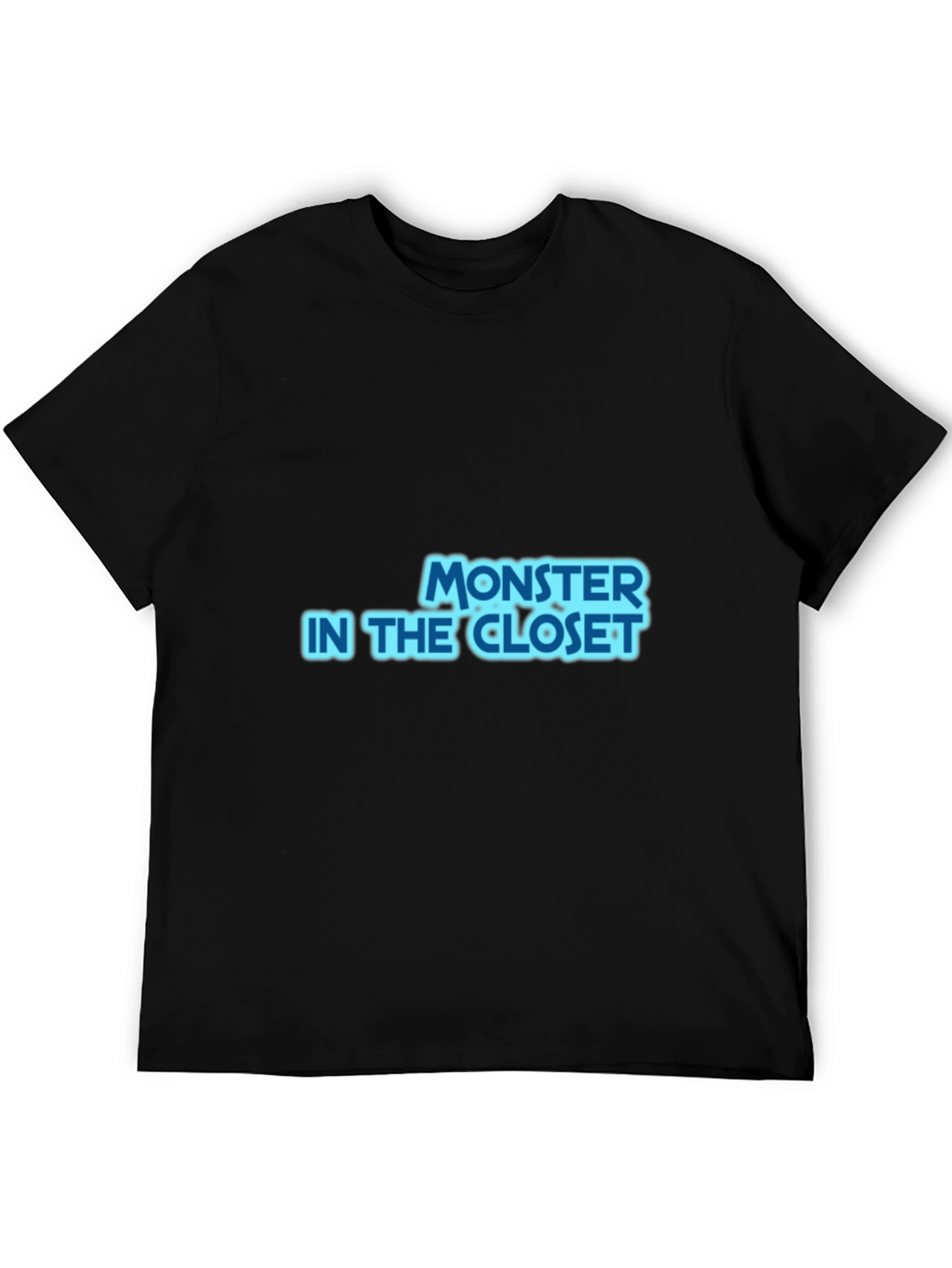 Black Monster in the Closet Black T-Shirt view 5
