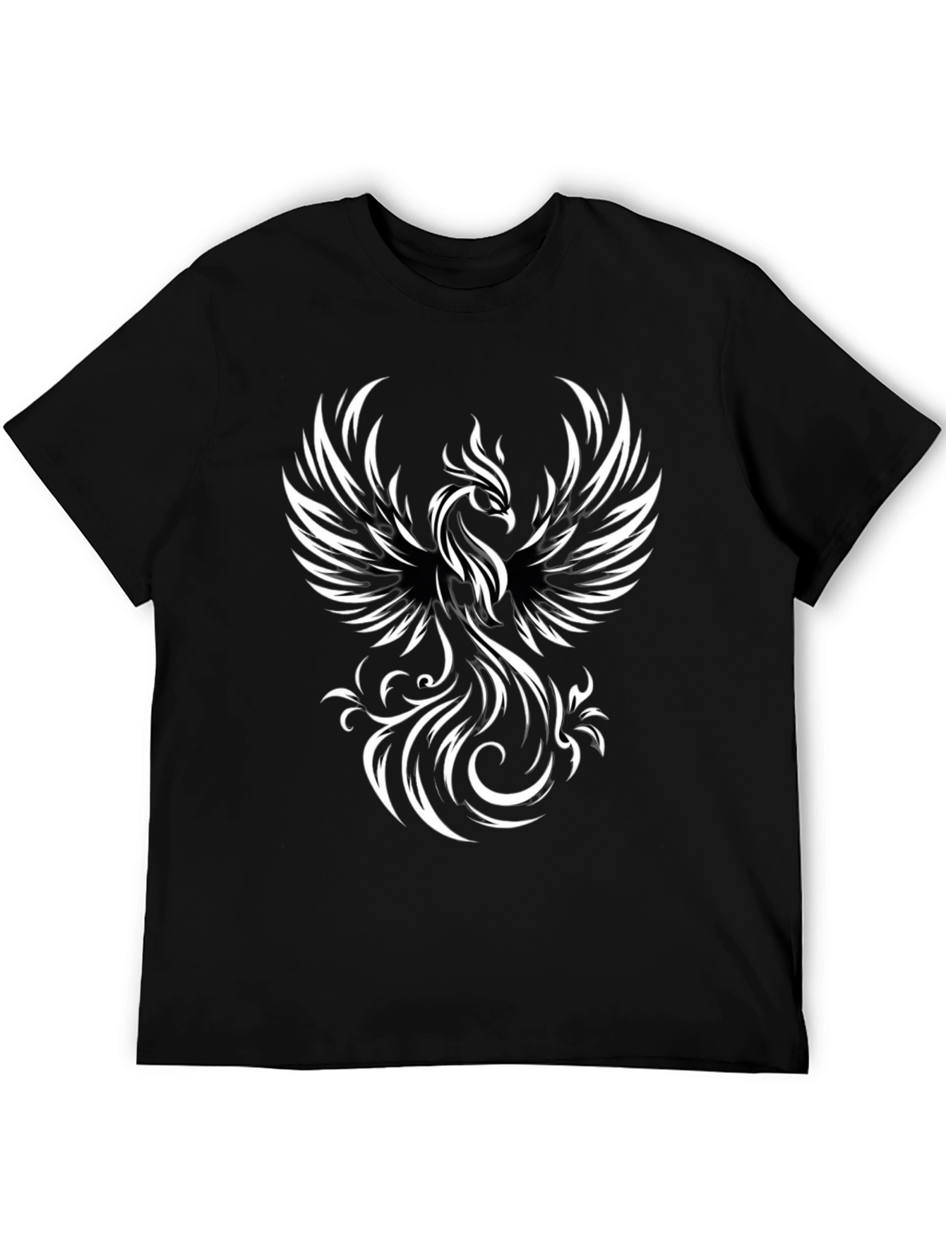 Black Phoenix Graphic Black T-Shirt view 5