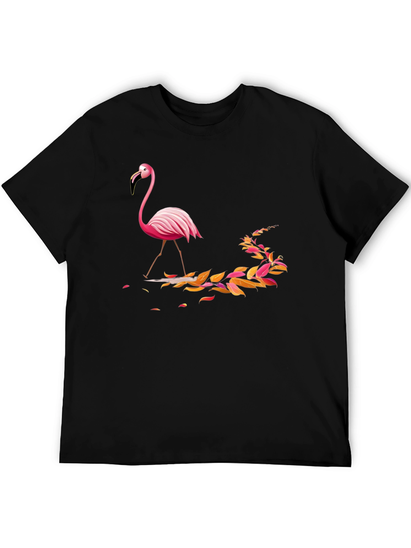 Black Flamingo Graphic Tee - Casual Style view 5