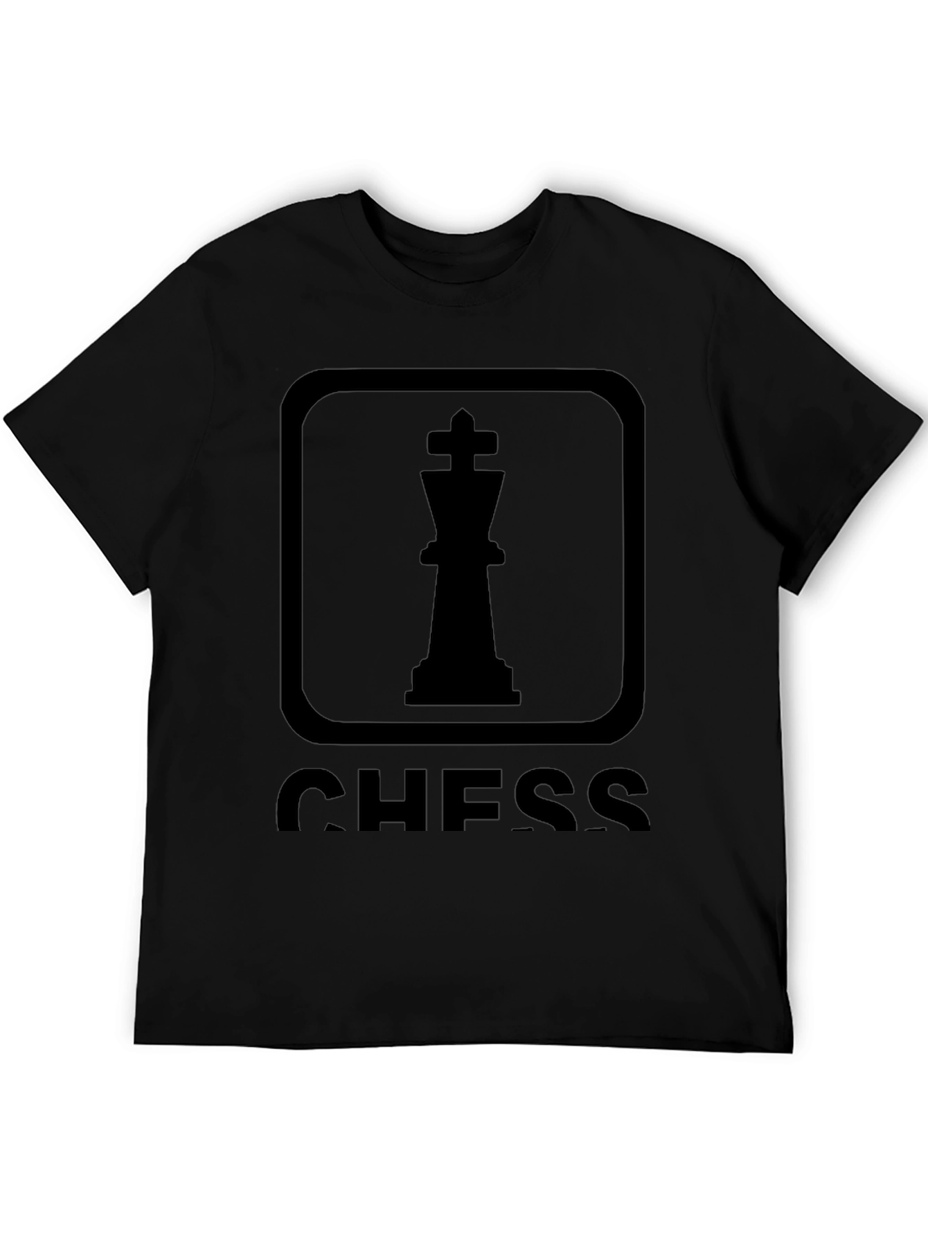 Black Chess King Graphic T-Shirt - Black view 5