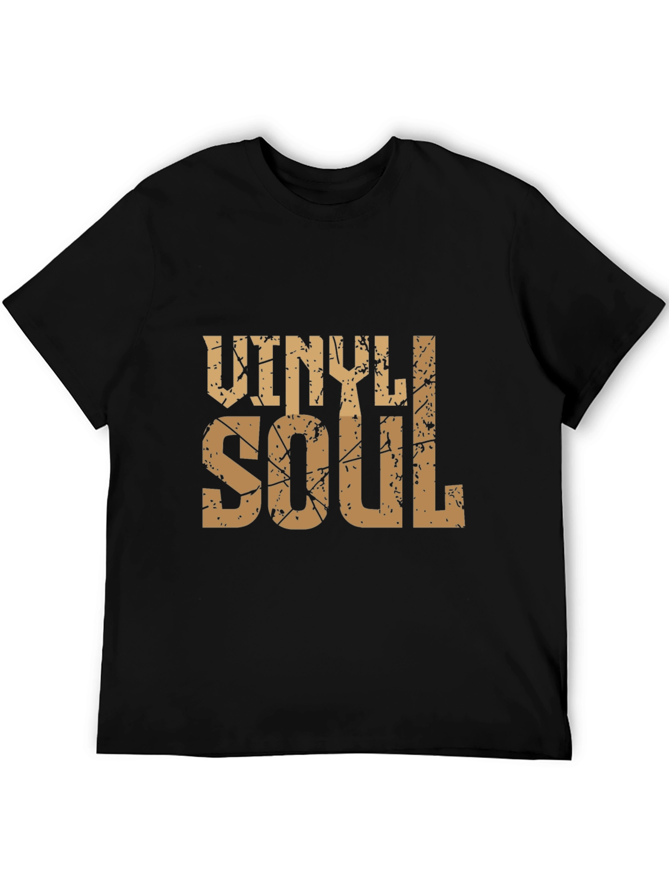 Black Vinyl Soul Black Graphic Tee view 5