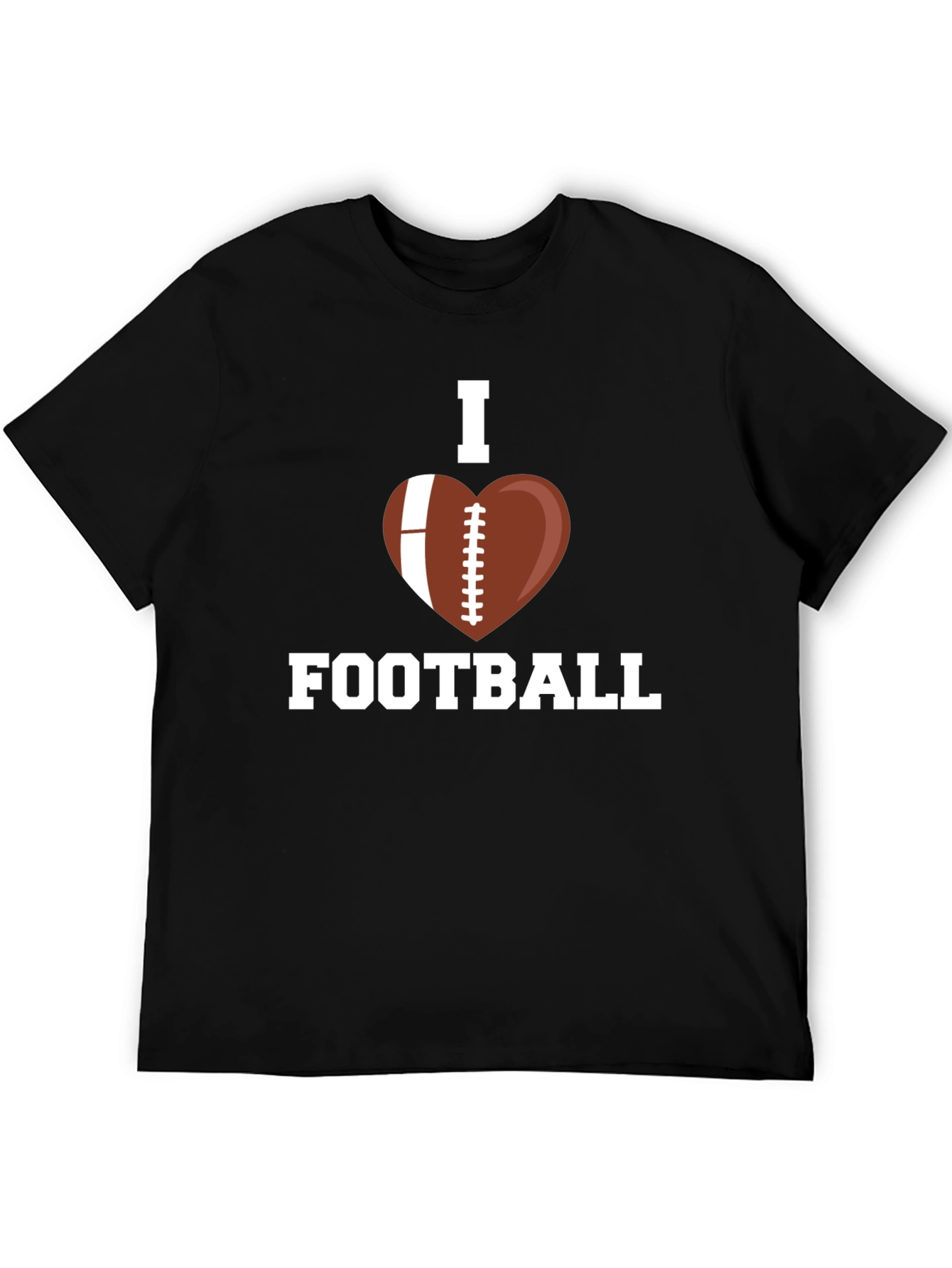I Heart Football Graphic T-Shirt - 5