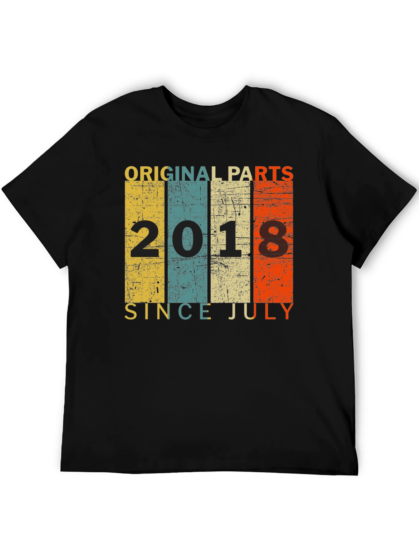 Black Original Parts 2018 Since July T-Shirt view 5