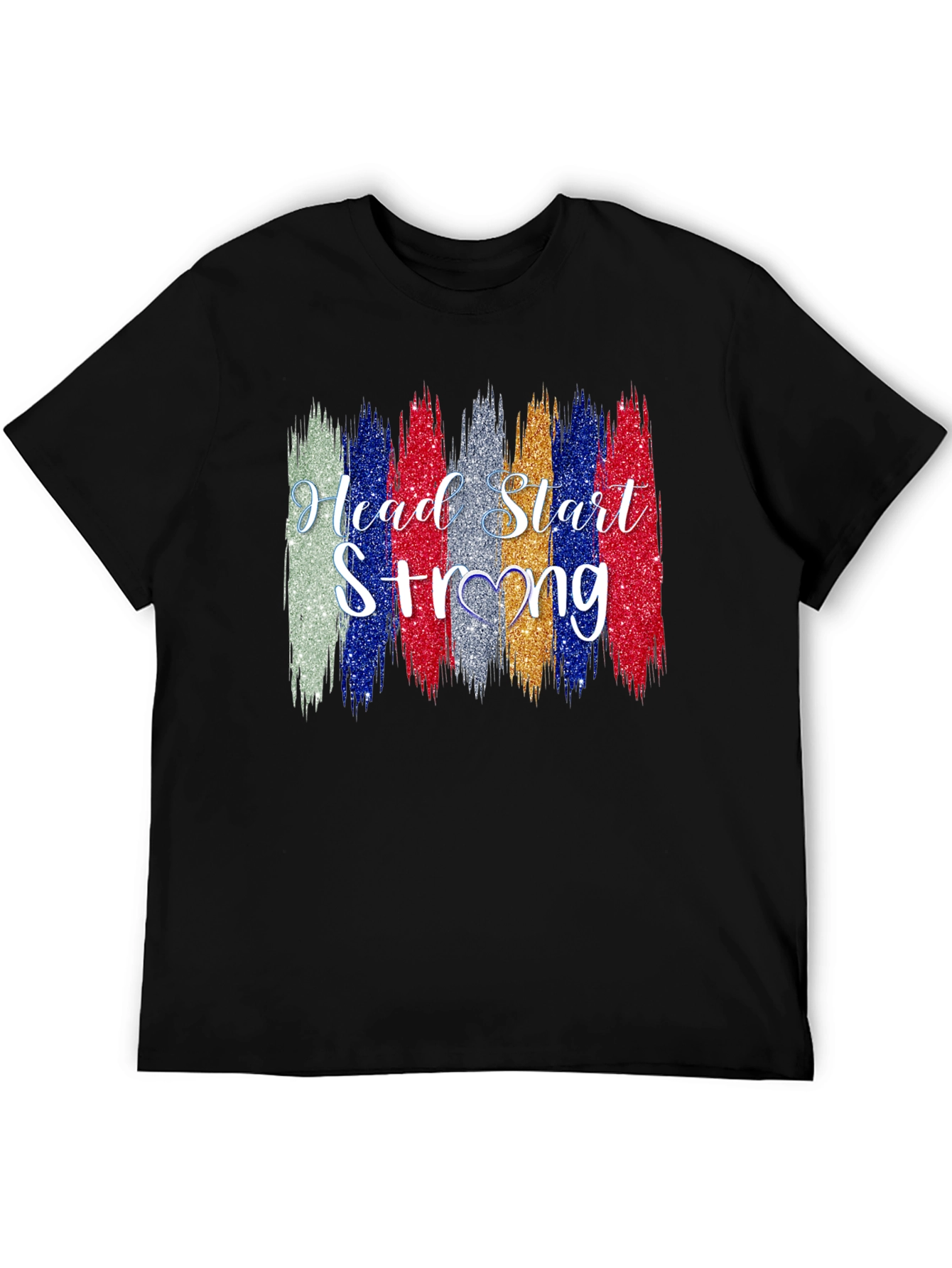 Black Head Start Strong T-Shirt - Unisex view 5