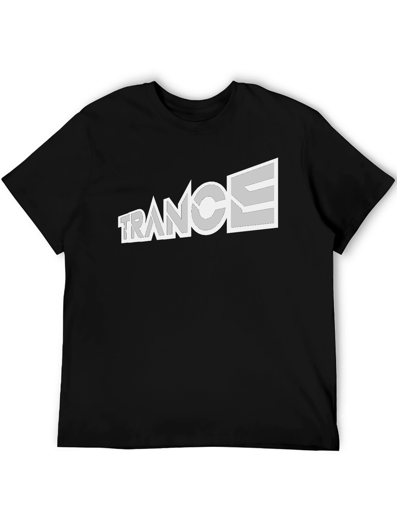 Black Trance Music Black T-Shirt - EDM Rave Party Tee view 5