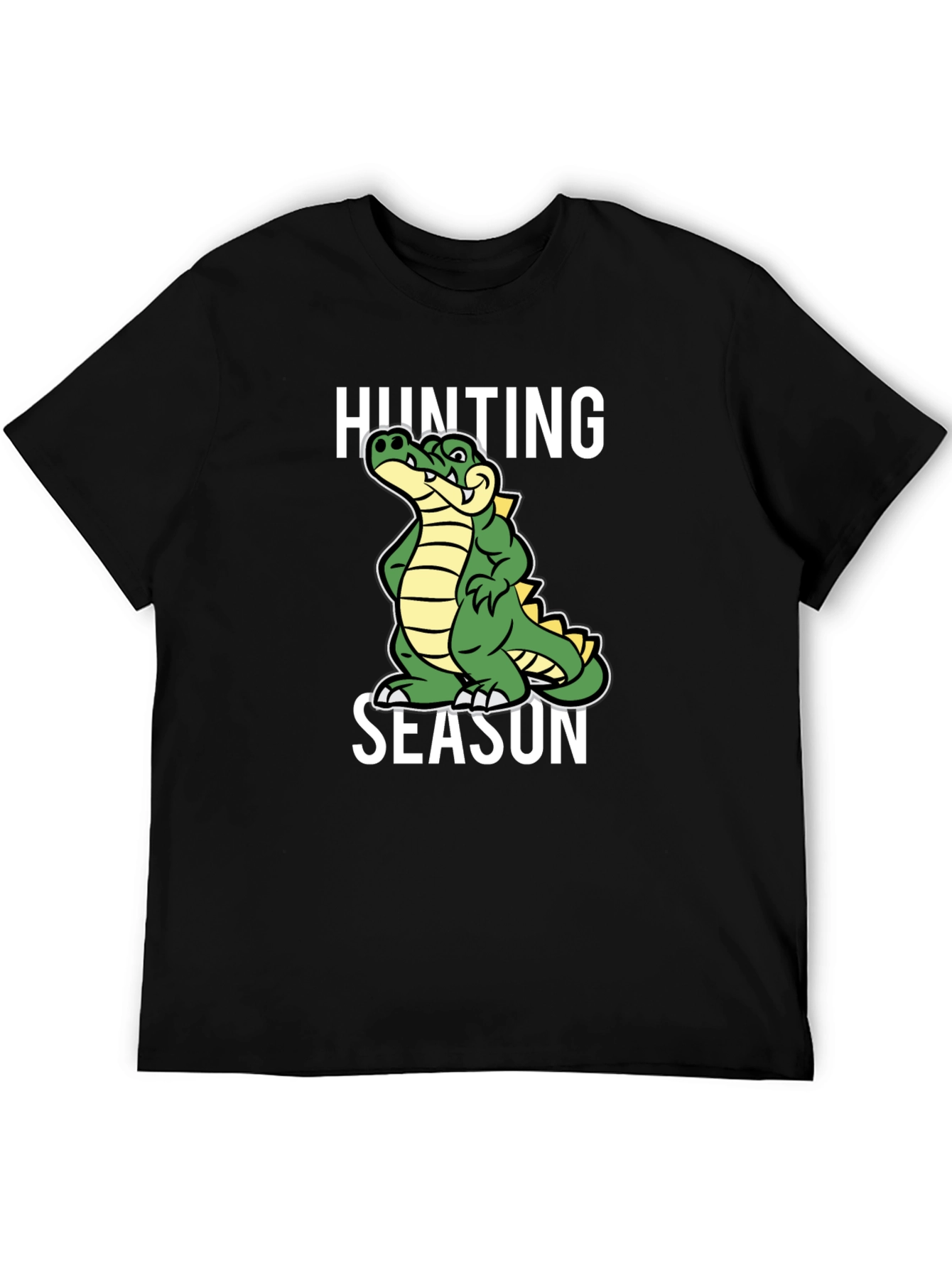 Black Hunting Season Alligator T-Shirt - Black view 5