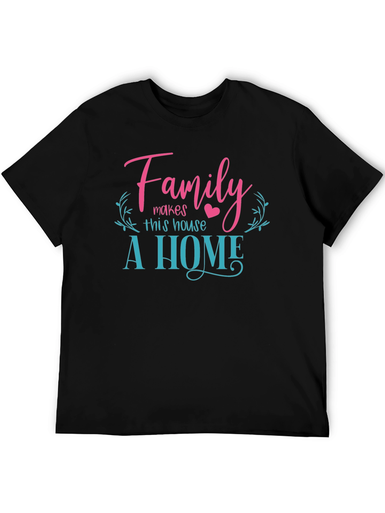 Black Family Makes A Home Graphic Tee - Soft Cotton Blend view 5