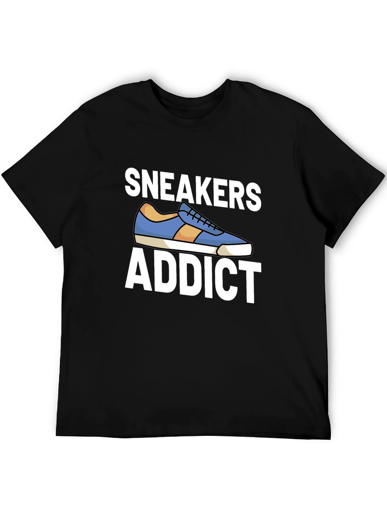 Black Sneakers Addict Graphic T-Shirt view 5