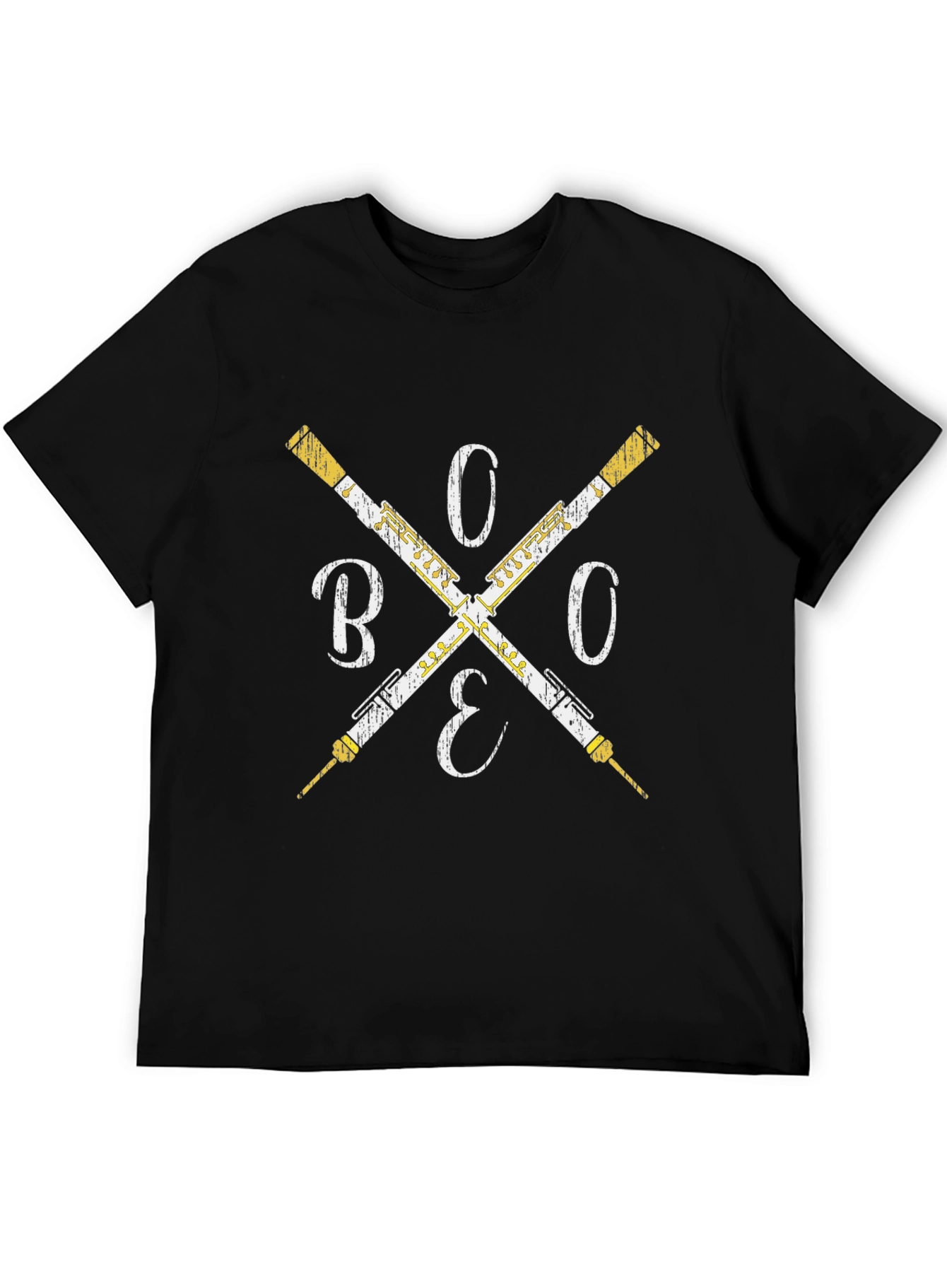 Black B.O.O.E. Bassoon T-Shirt - Musician's Style view 5