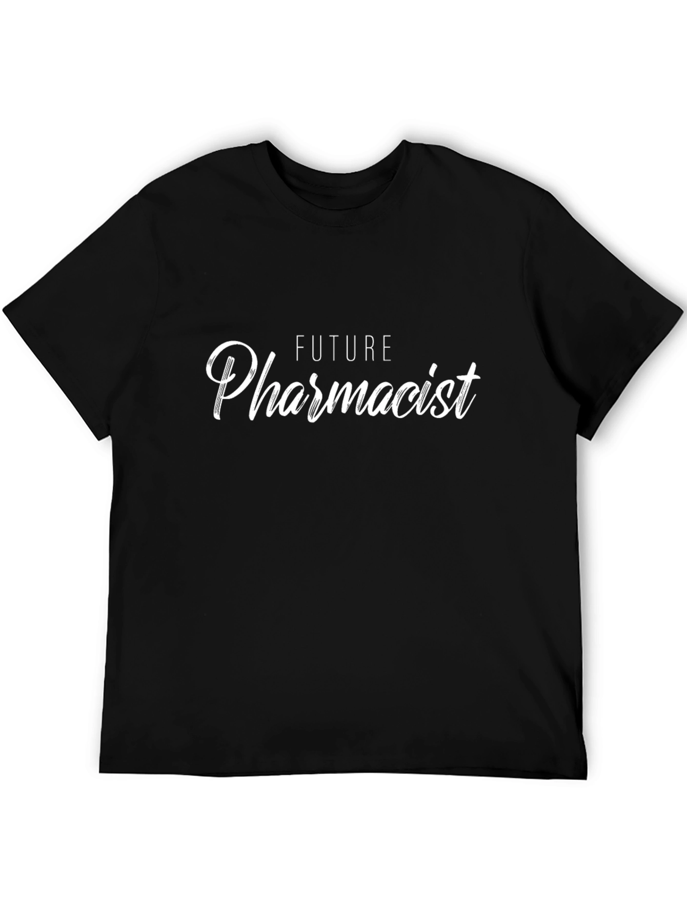 Black Future Pharmacist Black T-Shirt view 5