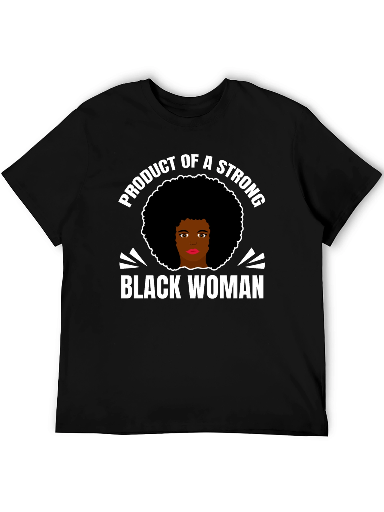 Black Strong Black Woman Graphic T-Shirt view 5