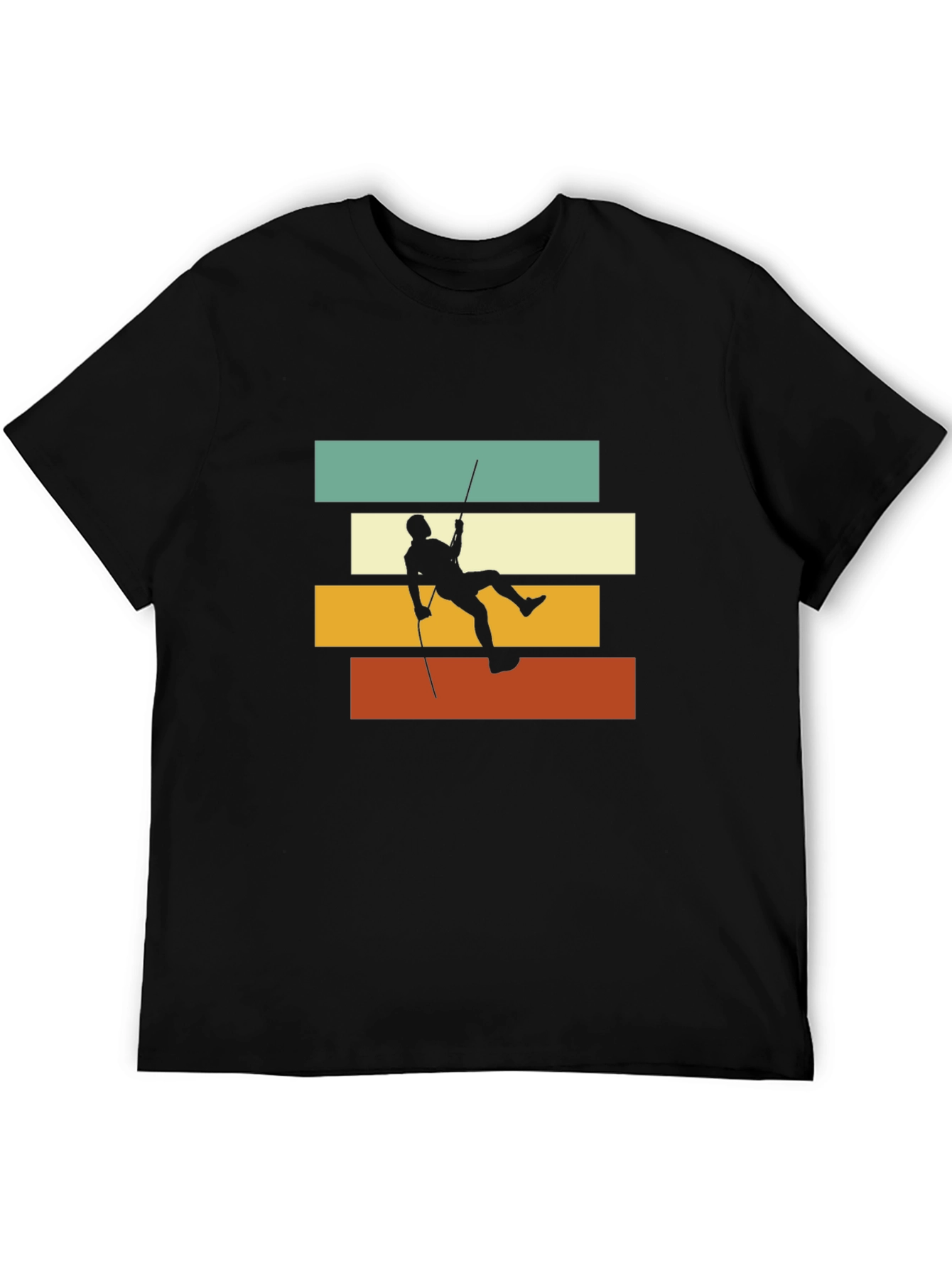 Retro Climber T-Shirt - Vintage Style Climbing Tee - 5