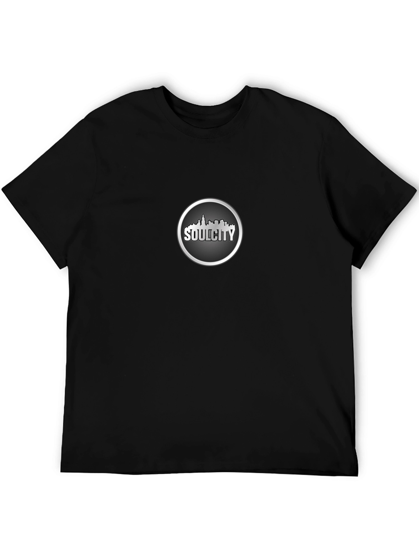 Black Soul City Black T-Shirt - Urban Style Tee view 5