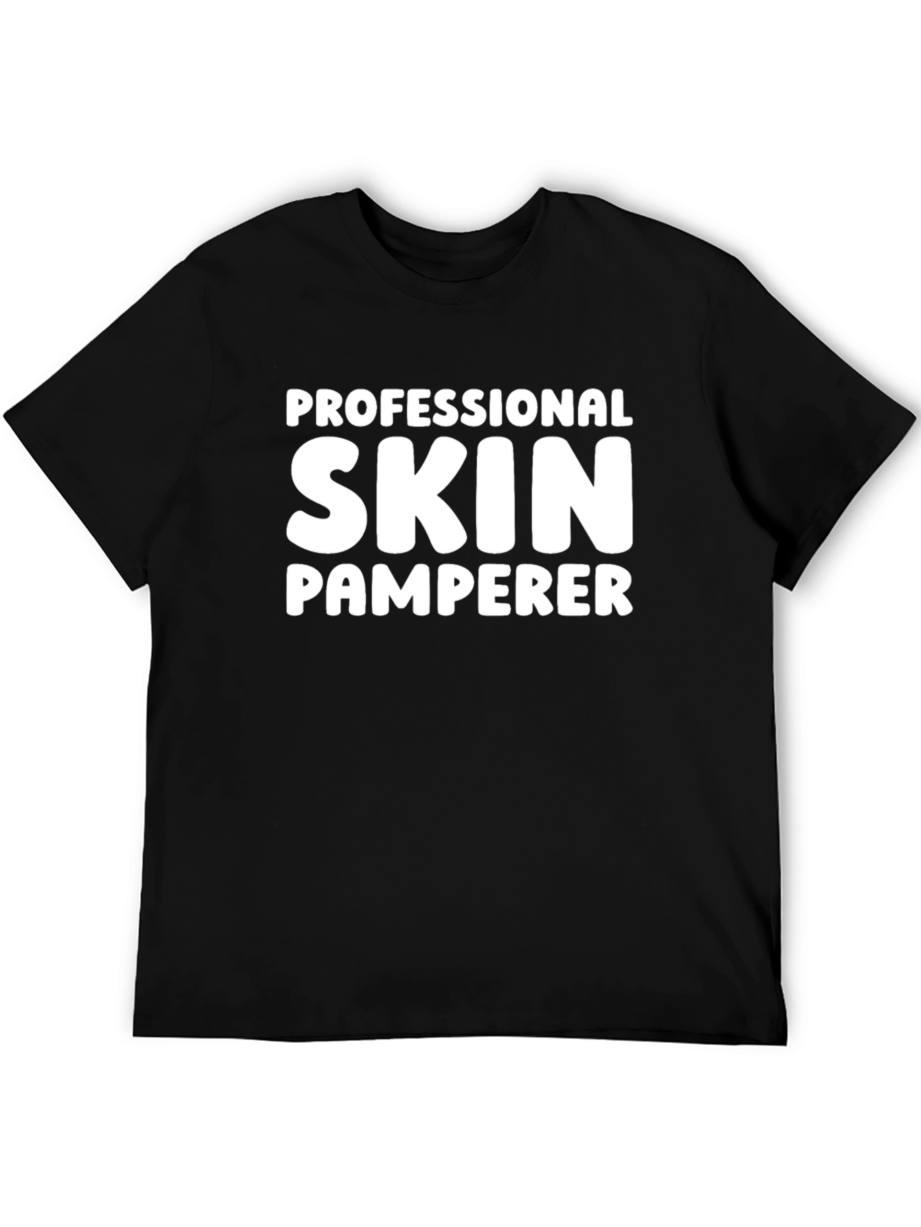 Black Professional Skin Pamperer Graphic Tee view 5