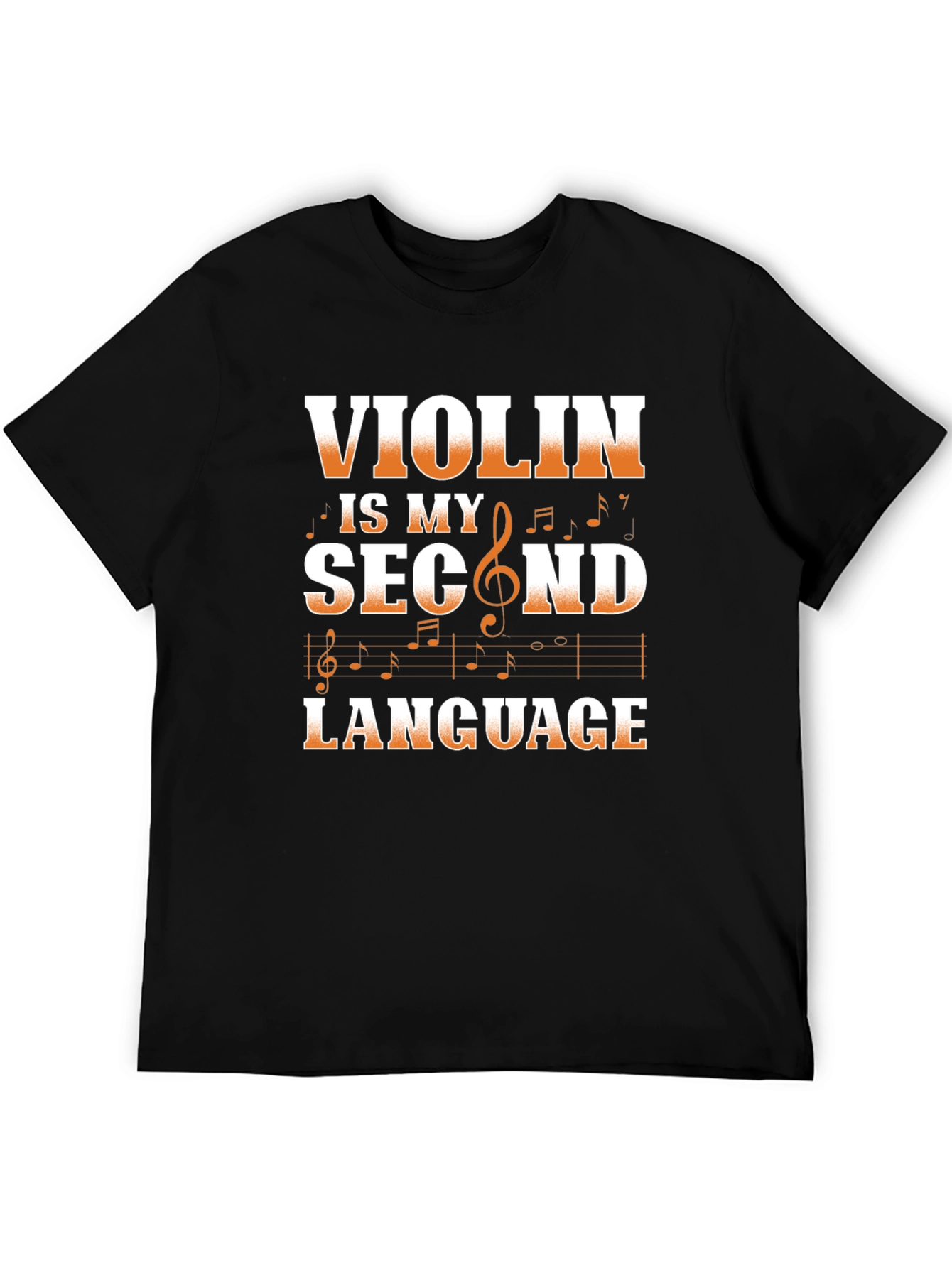 Black Violin Is My Second Language Graphic Tee view 5