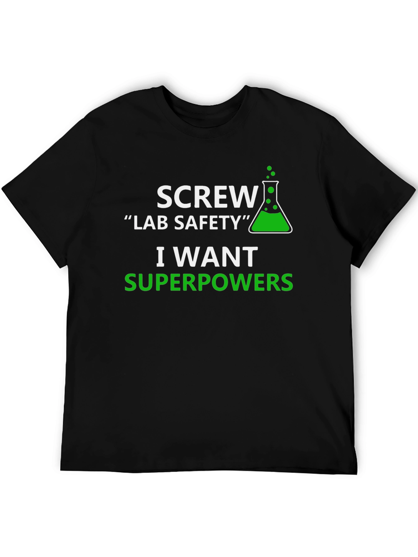 Black Screw Lab Safety T-Shirt - Superpowers view 5