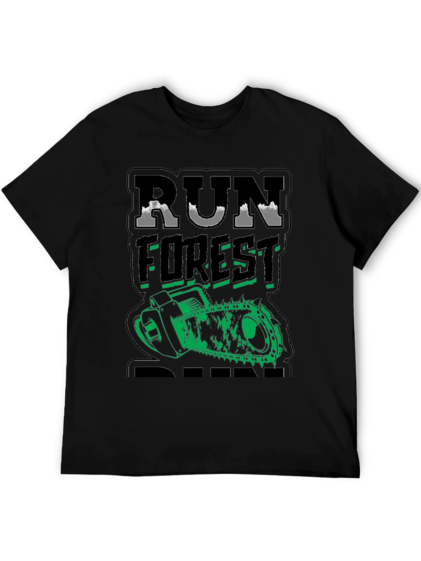 Black Run Forest Run Graphic Tee view 5