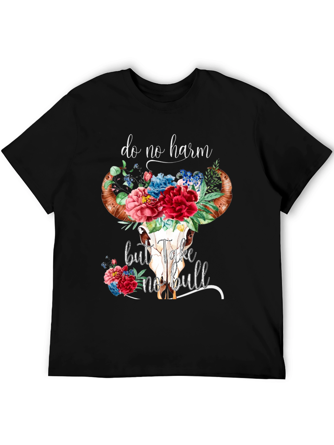 Black Do No Harm Graphic Tee view 5