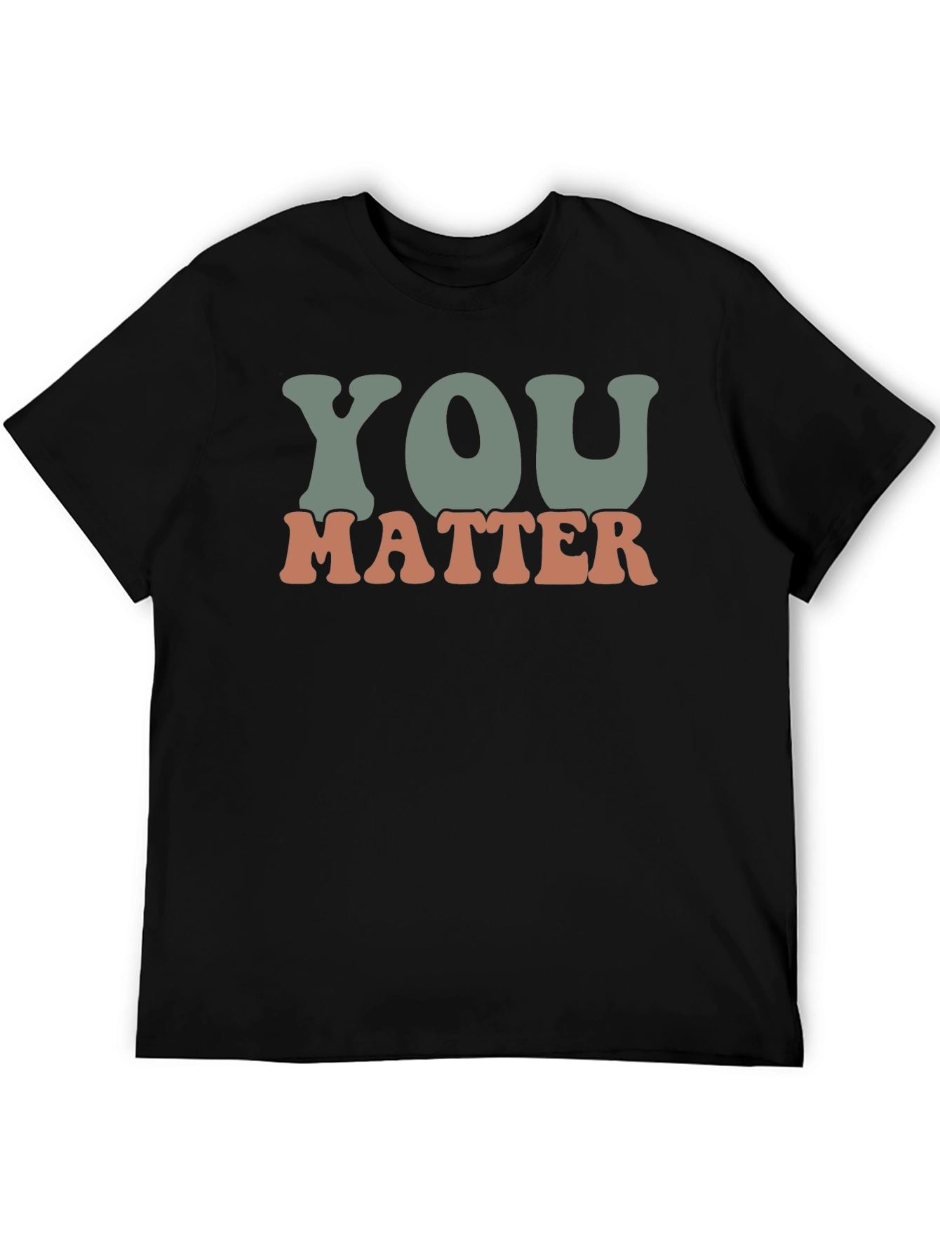 Black You Matter Graphic Tee - Positive Message T-Shirt view 5