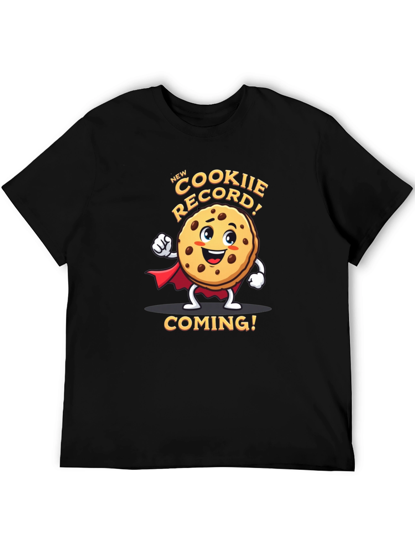 Black New Cookie Record T-Shirt view 5