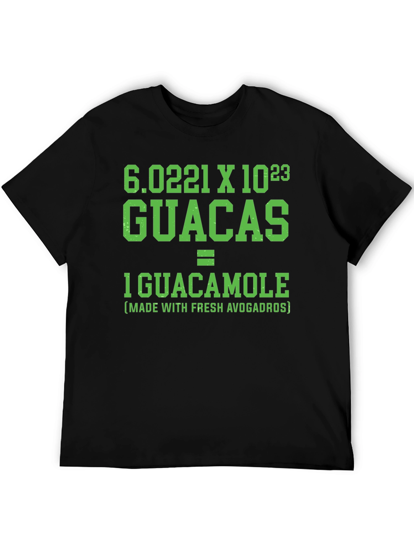 Guacamole Equation T-Shirt: Fresh Avogadros - 5
