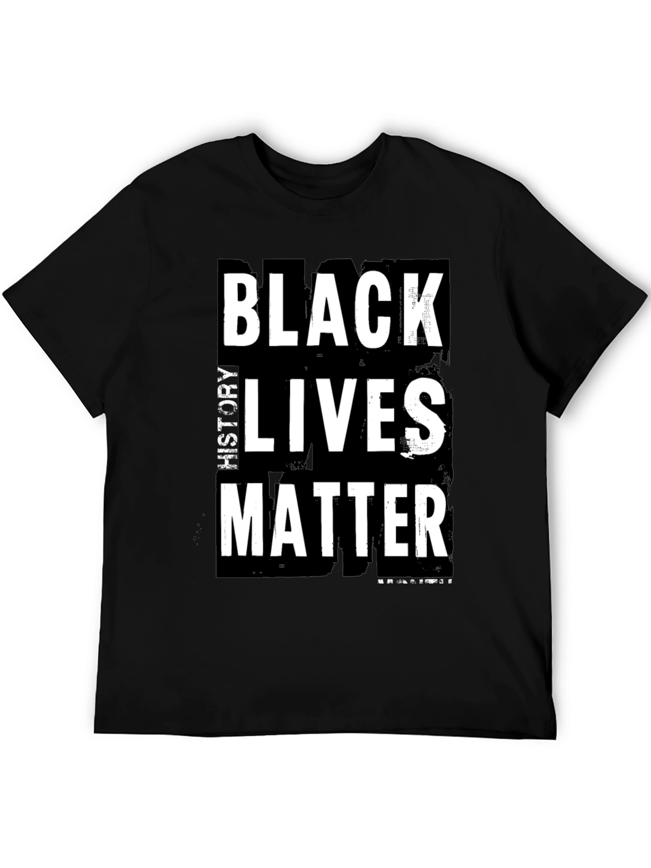 Black Black History Lives Matter Graphic T-Shirt view 5