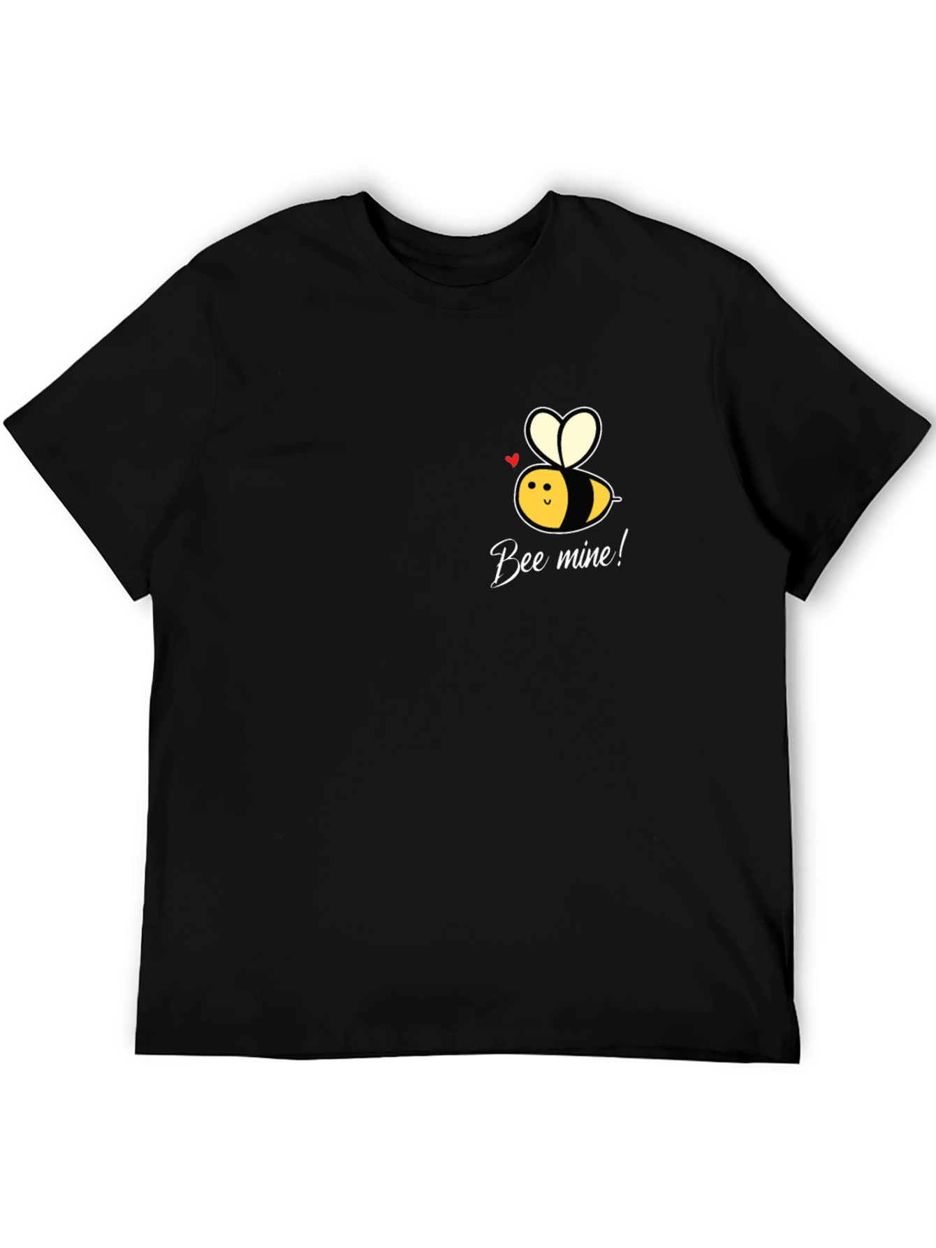 Black Bee Mine! Black Graphic Tee - Men's Short Sleeve Crew Neck view 5