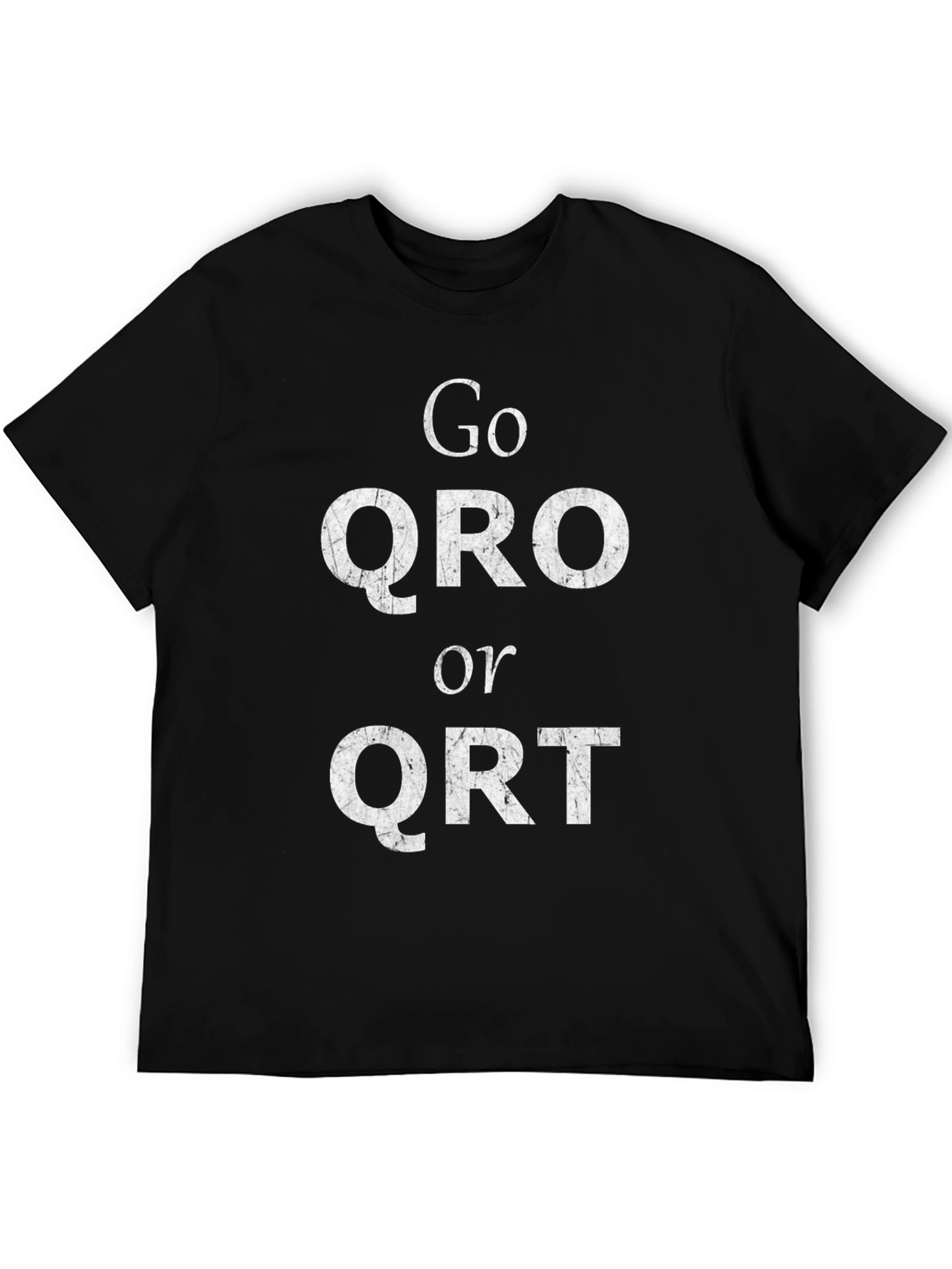 Black Go QRO or QRT Black Tee view 5