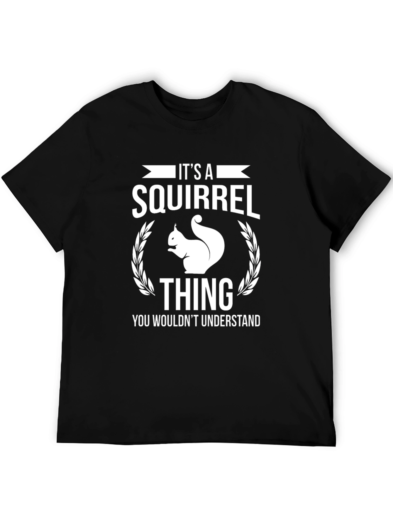 Black Squirrel Thing Graphic T-Shirt - Unisex view 5
