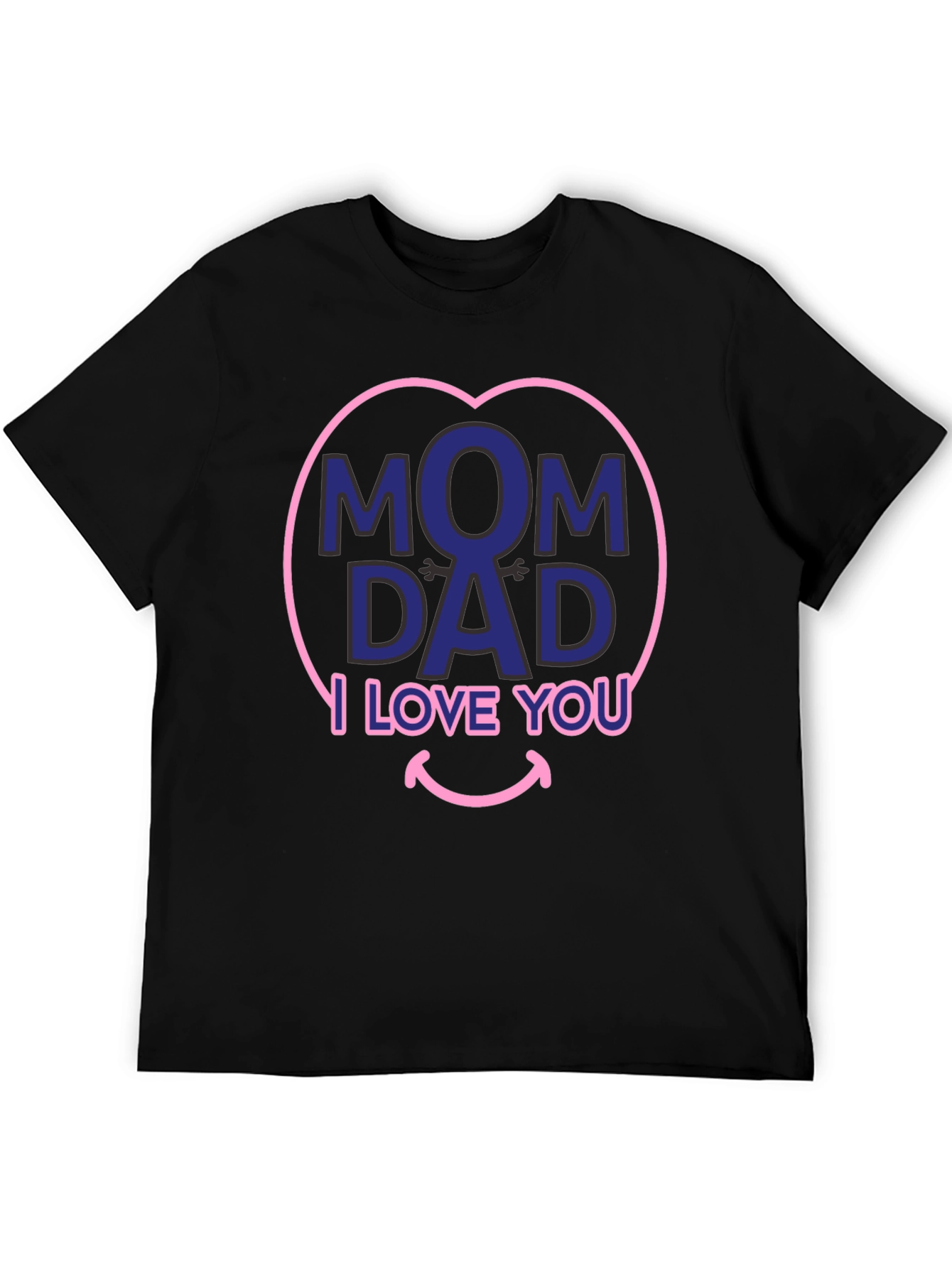 Black Mom & Dad I Love You T-Shirt view 5