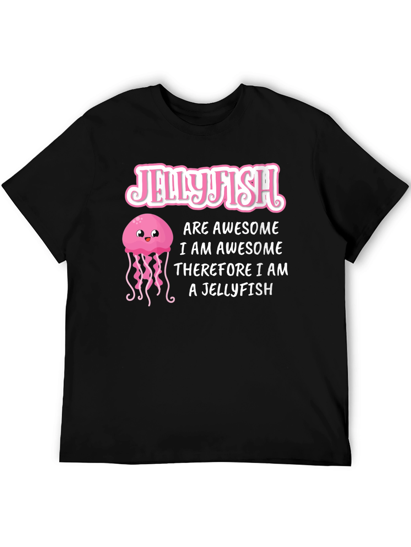 Black Jellyfish Lover T-Shirt - Awesome Jellyfish Design view 5
