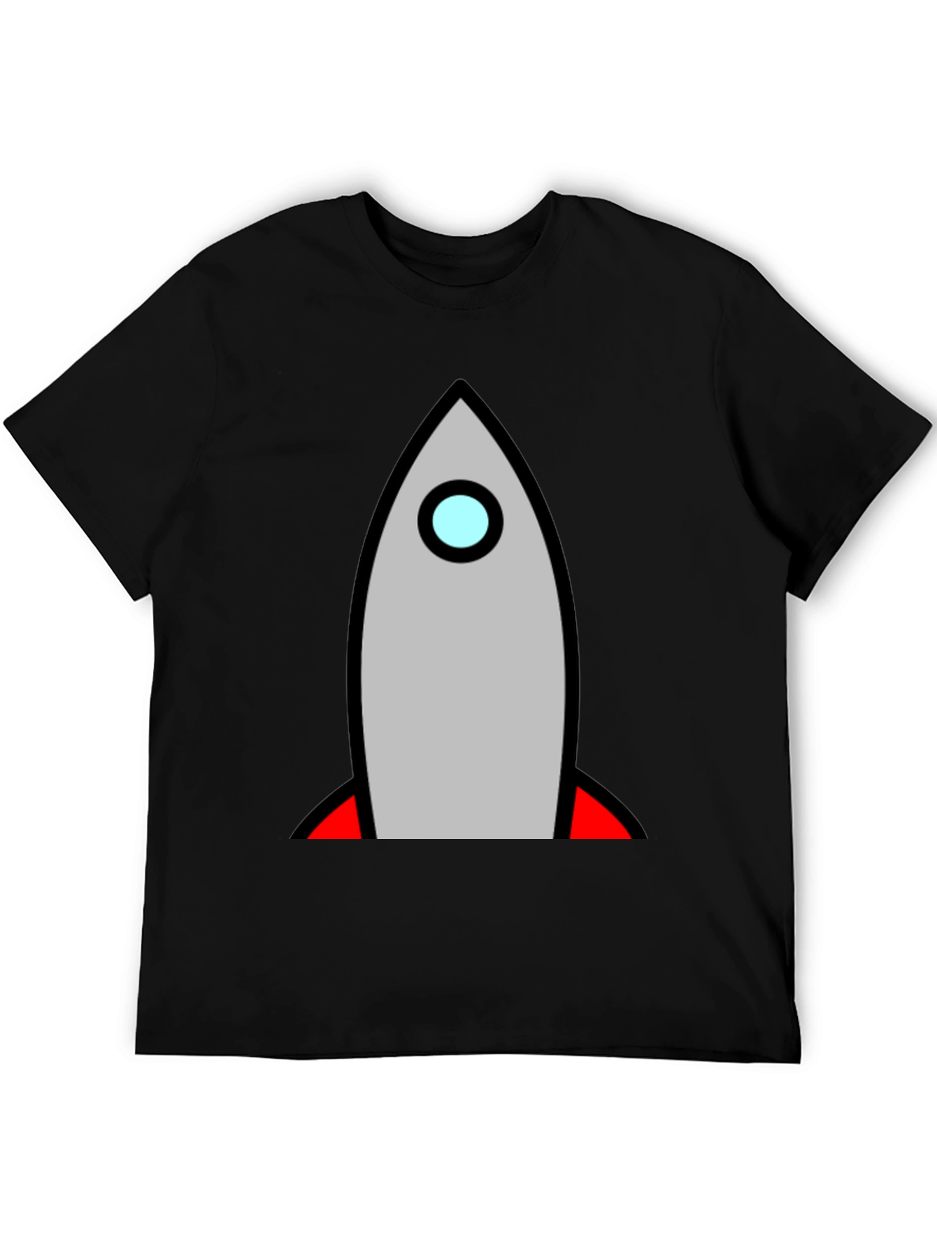 Black Rocket T-Shirt - Blast Off in Style! view 5