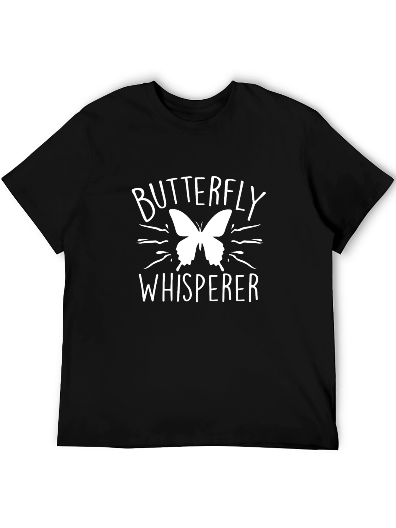Black Butterfly Whisperer Graphic Tee - Black view 5